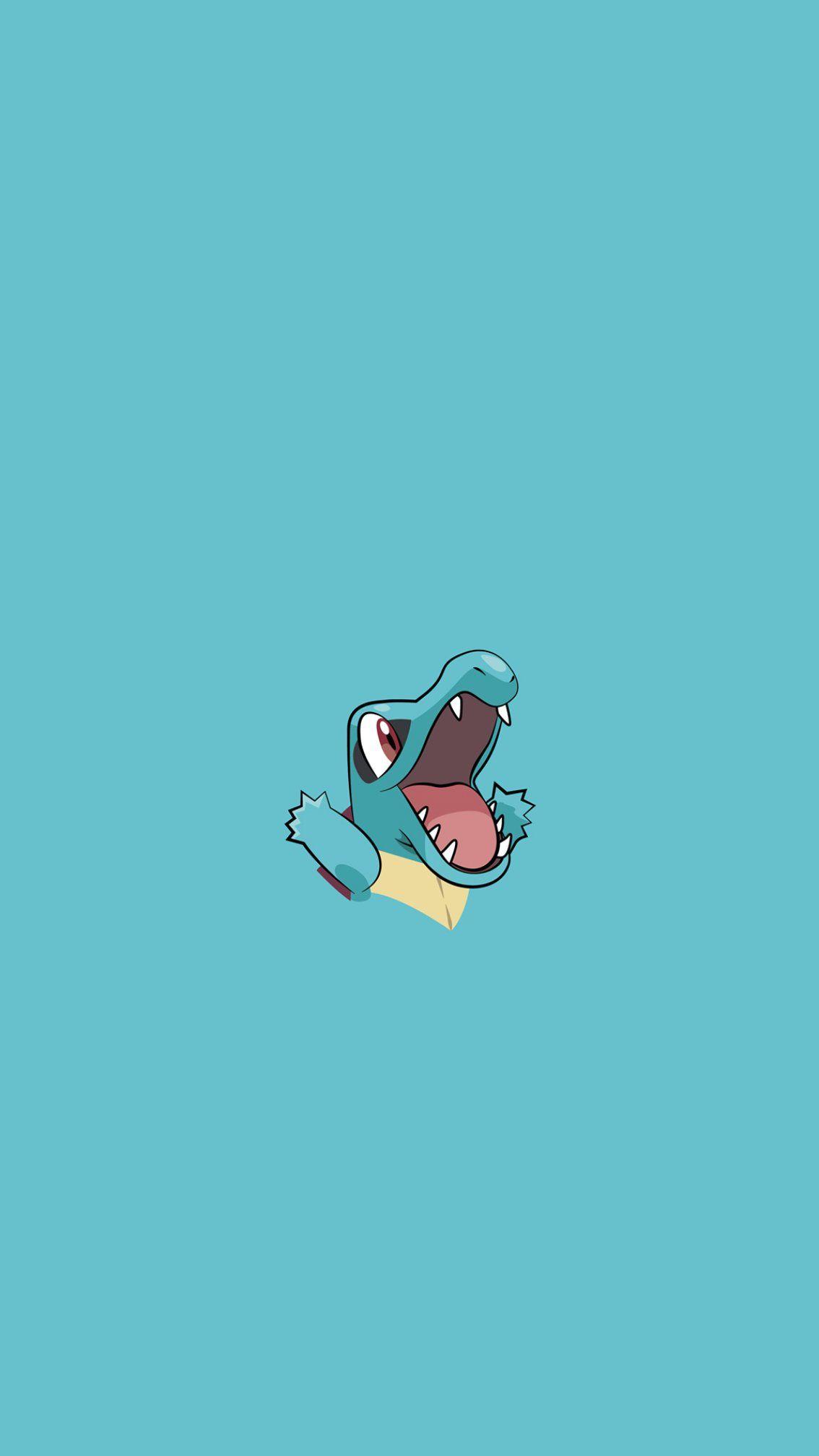 Pokemon, Fundo, Azul, Totodile, HD papel de parede