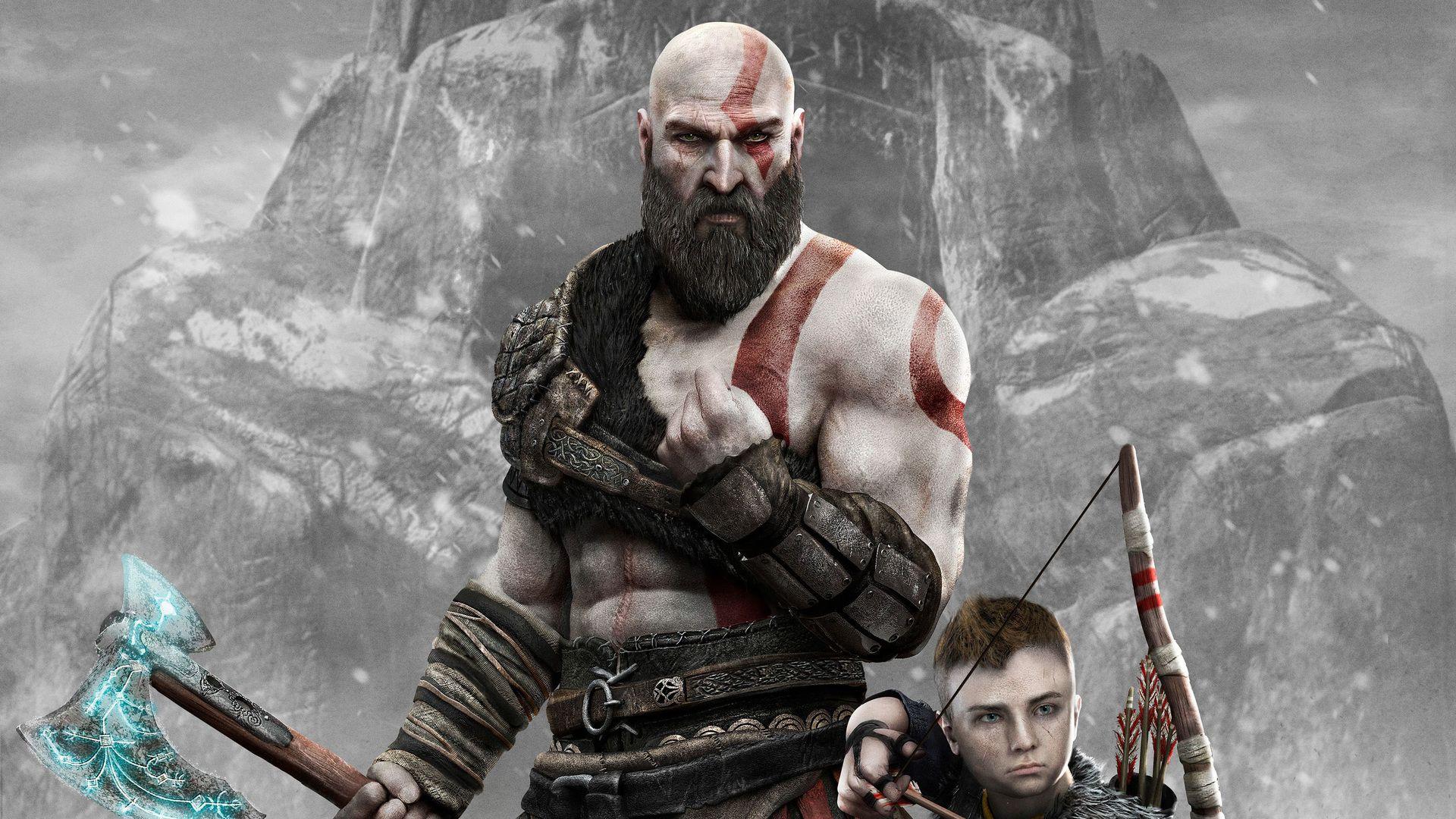 Kratos And Atreus God Of War 4 4k 2018 Laptop Full HD