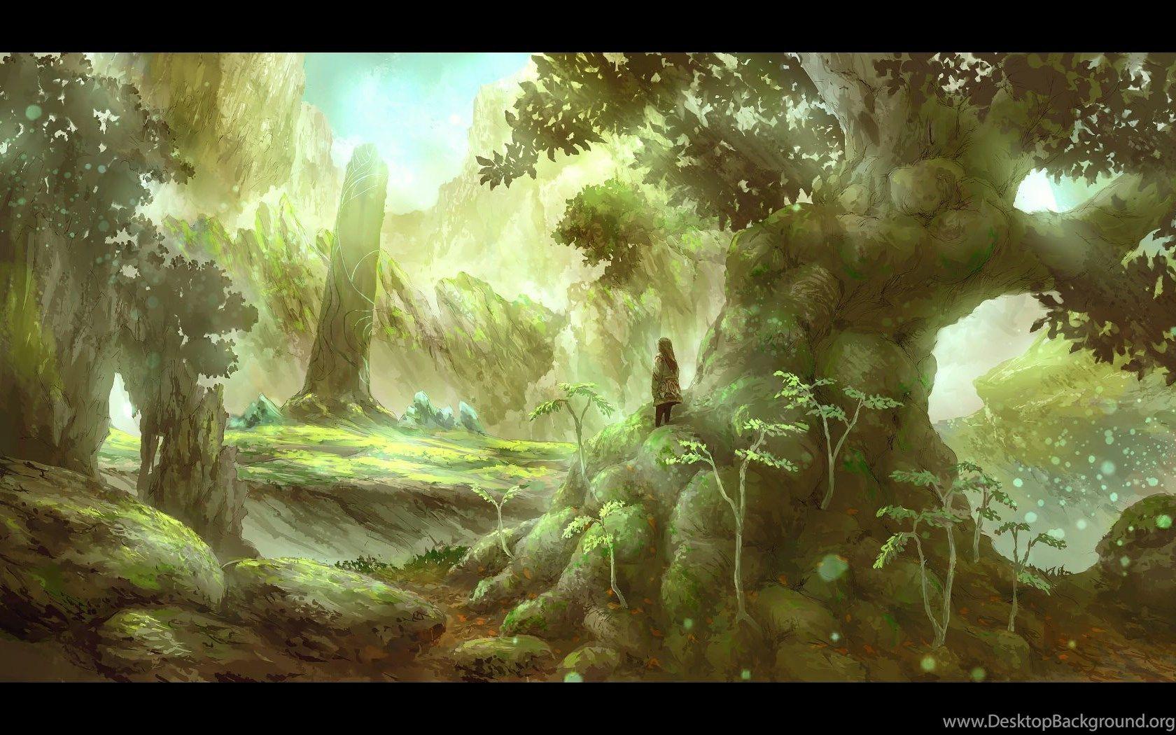 Pixiv Fantasia HD Wallpaper Desktop Background