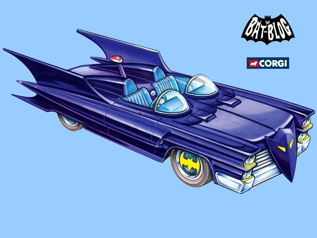 WACKY WALLPAPER WEDNESDAY! Corgi Batmobile Concept Art & 1966 Yvonne