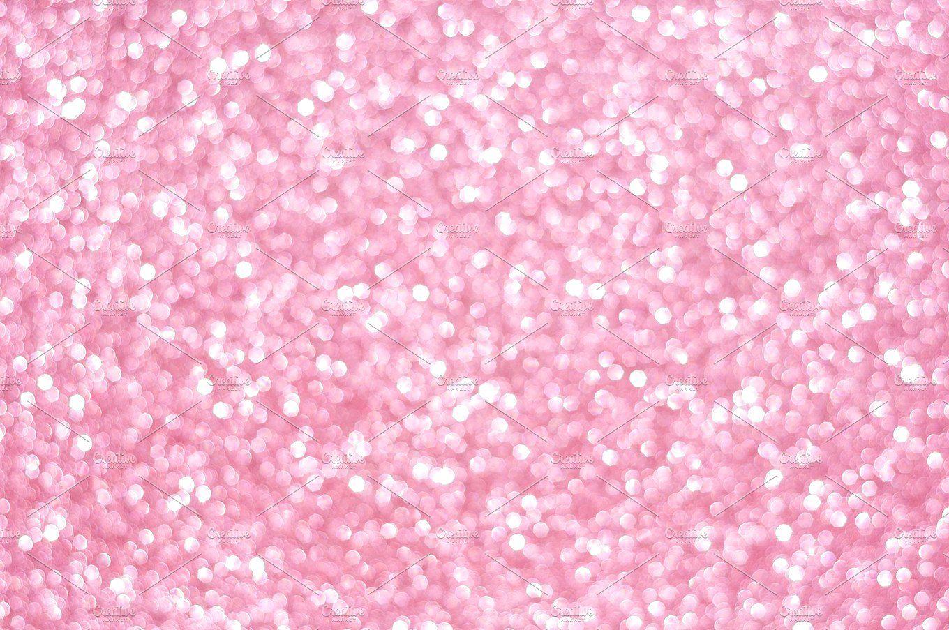 Pink Glitter Abstract Photo Creative Market