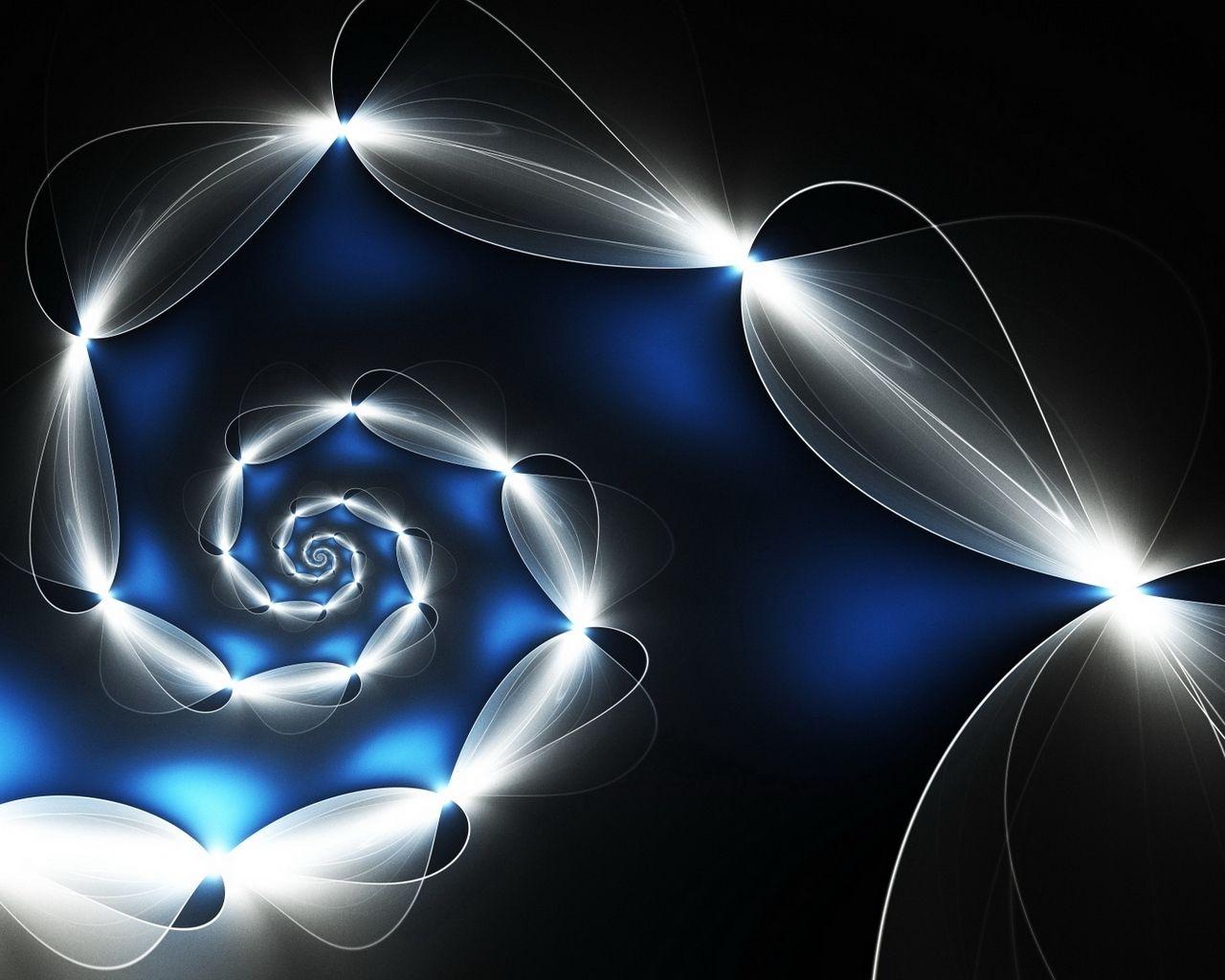 Download wallpaper 1280x1024 tail, scorpion, spiral, shape, light