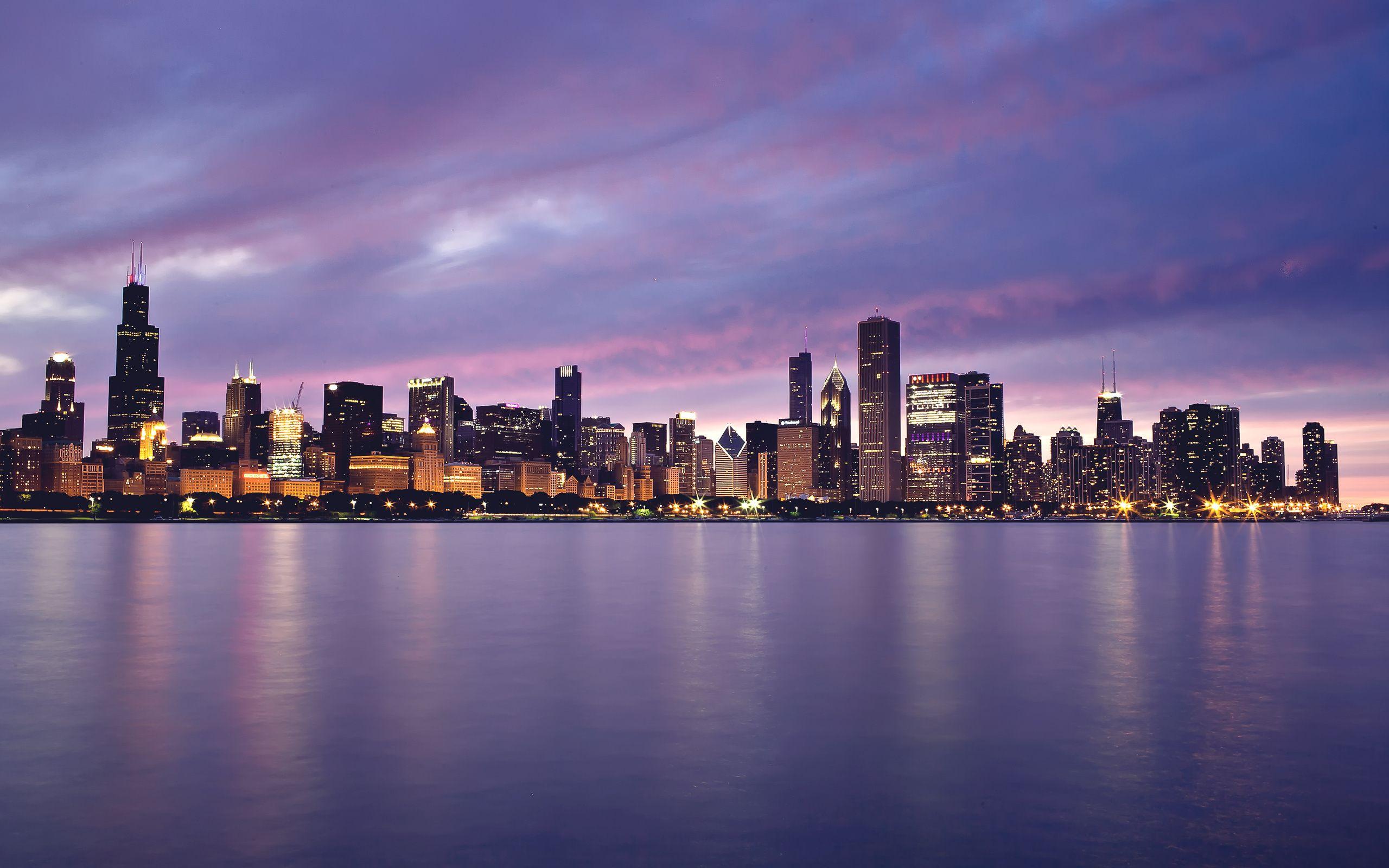 Wallpaper.wiki HD Chicago Skyline Image PIC WPE0011286