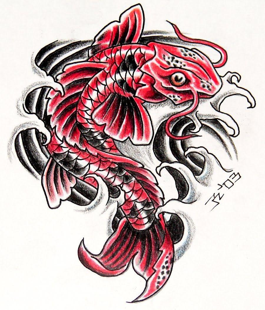 japanese koi tattoo wallpaper