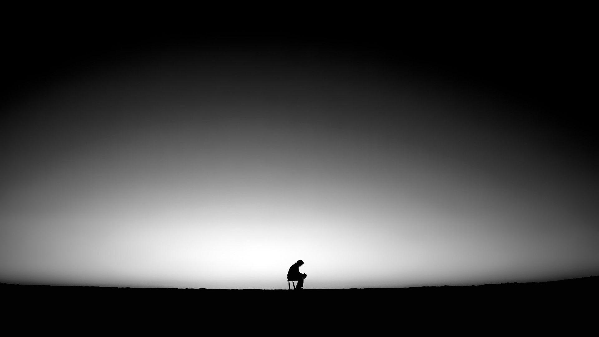 Men lonely wallpaper. PC