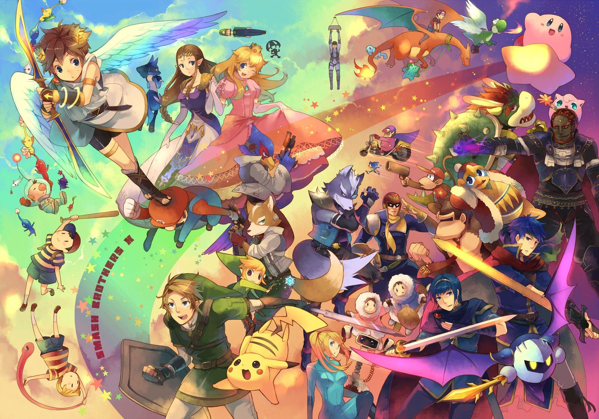 Nintendo All Stars 4K Wallpaper