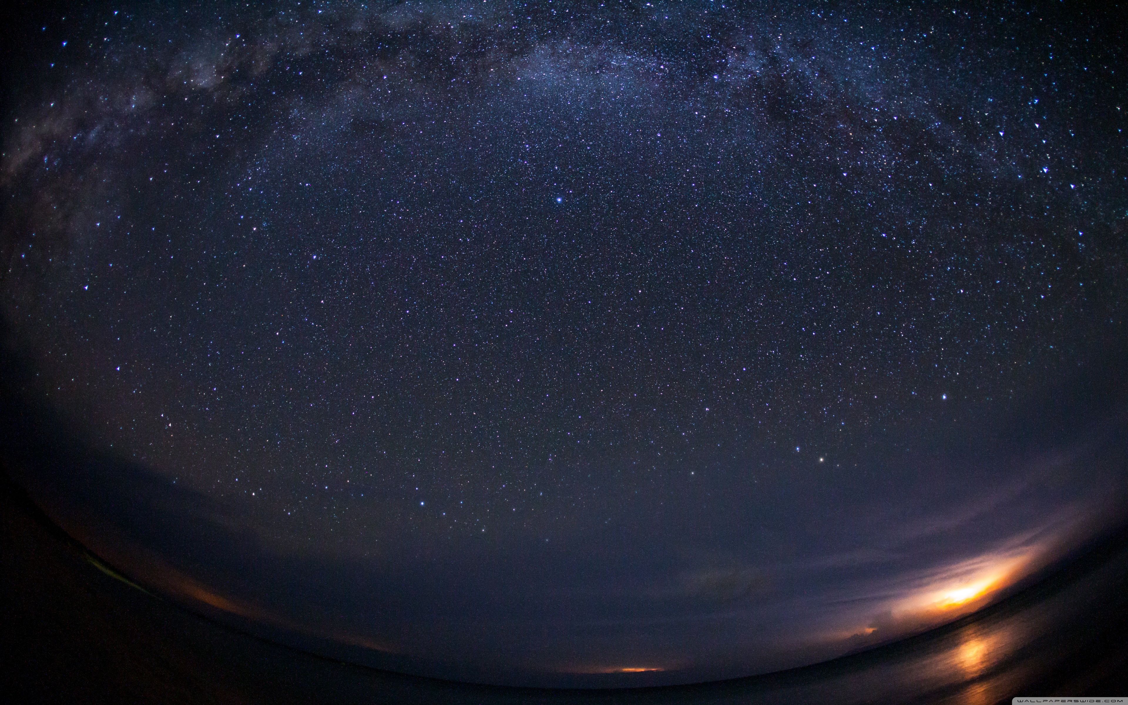 Milky Way From Earth ❤ 4K HD Desktop Wallpaper for • Wide & Ultra