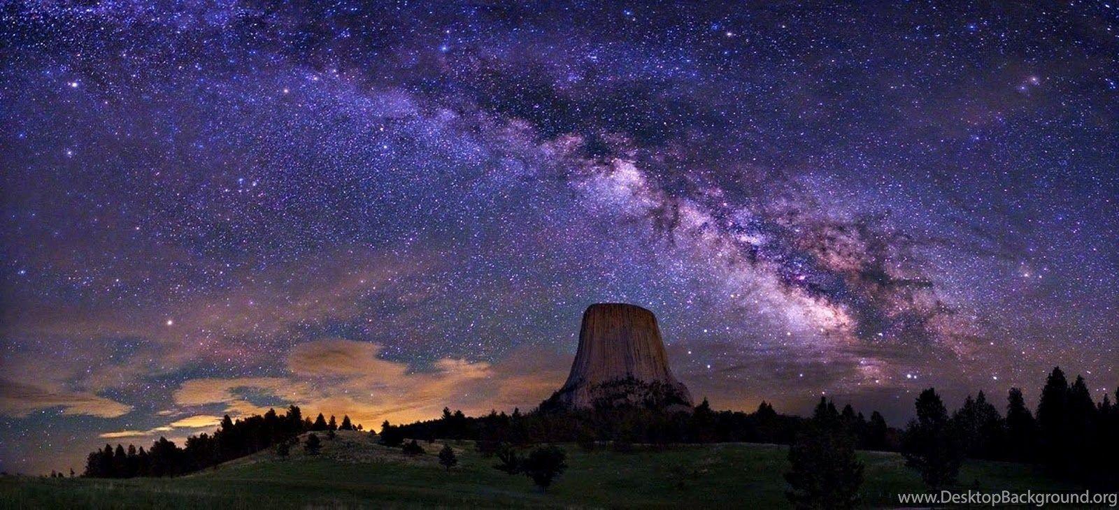 Milky Way Galaxy From Earth Wallpaper HD Pics About Space Desktop