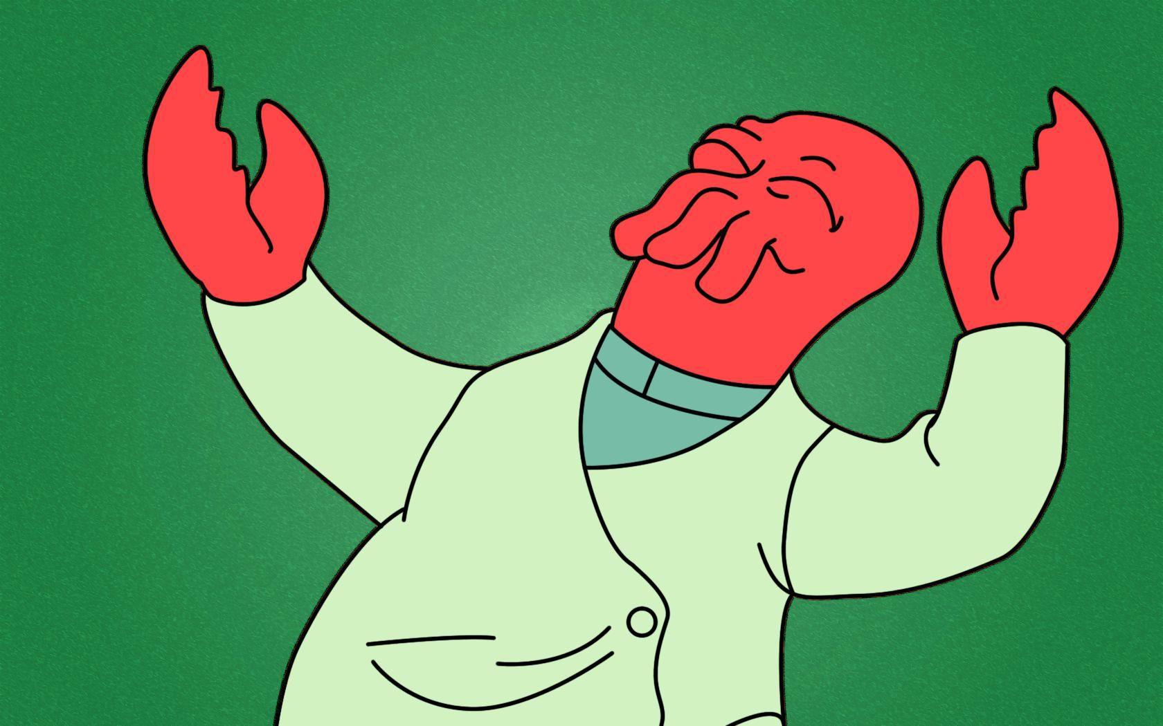 Futurama Dr Zoidberg wallpaperx1050