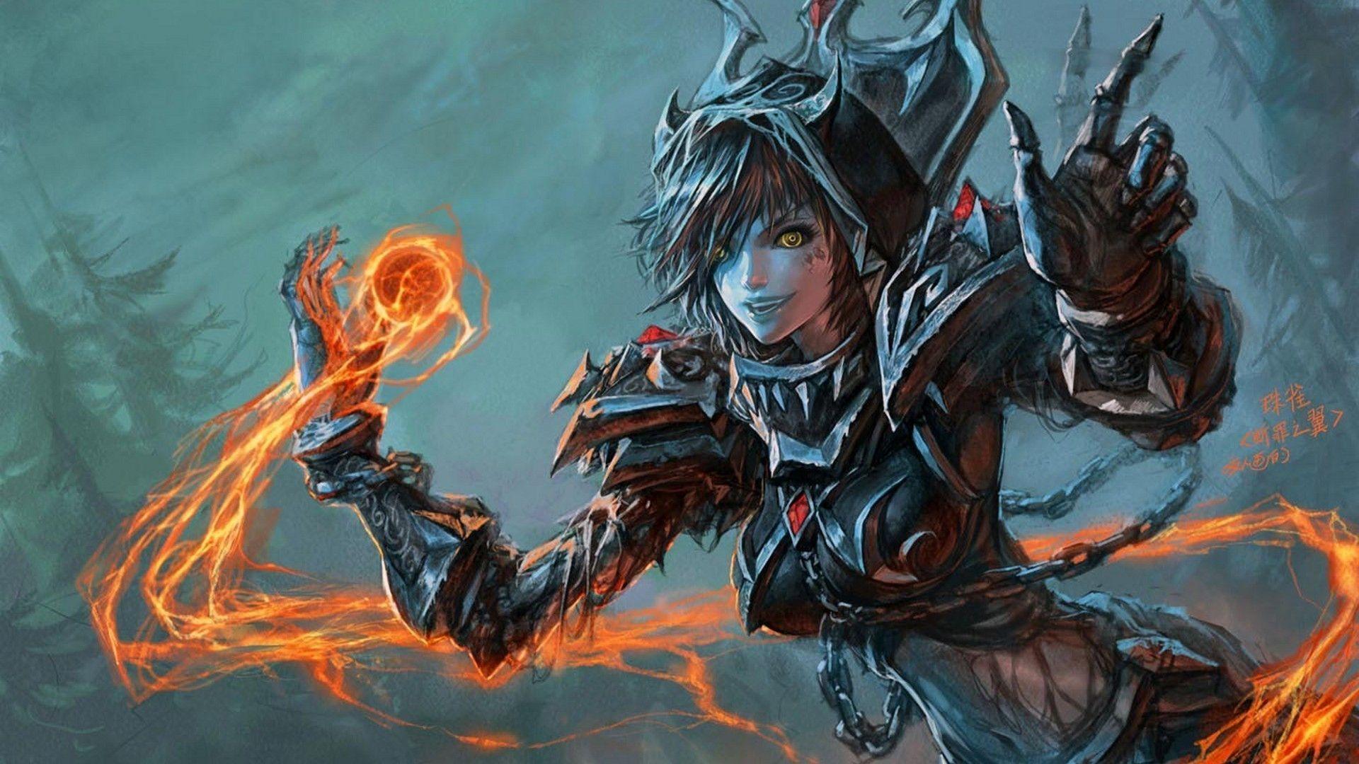 World of Warcraft Female Undead FullHD Wallpaper. Female