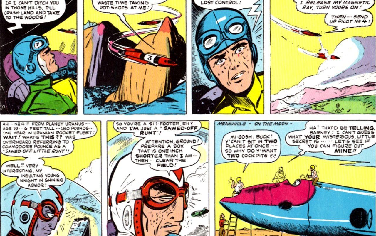 Buck Rogers 1930's comic strip wallpaper. Buck Rogers 1930's comic