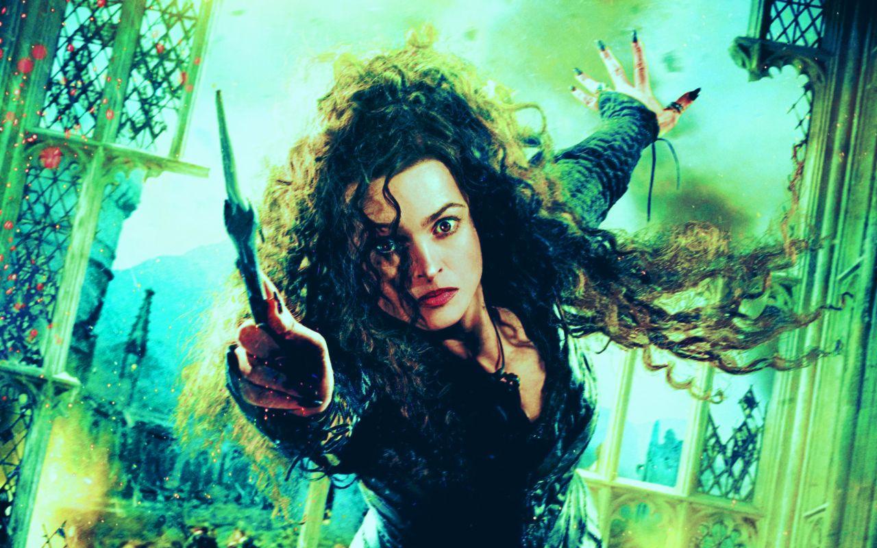Bellatrix Lestrange image Deathly Hallows Action Wallpaper
