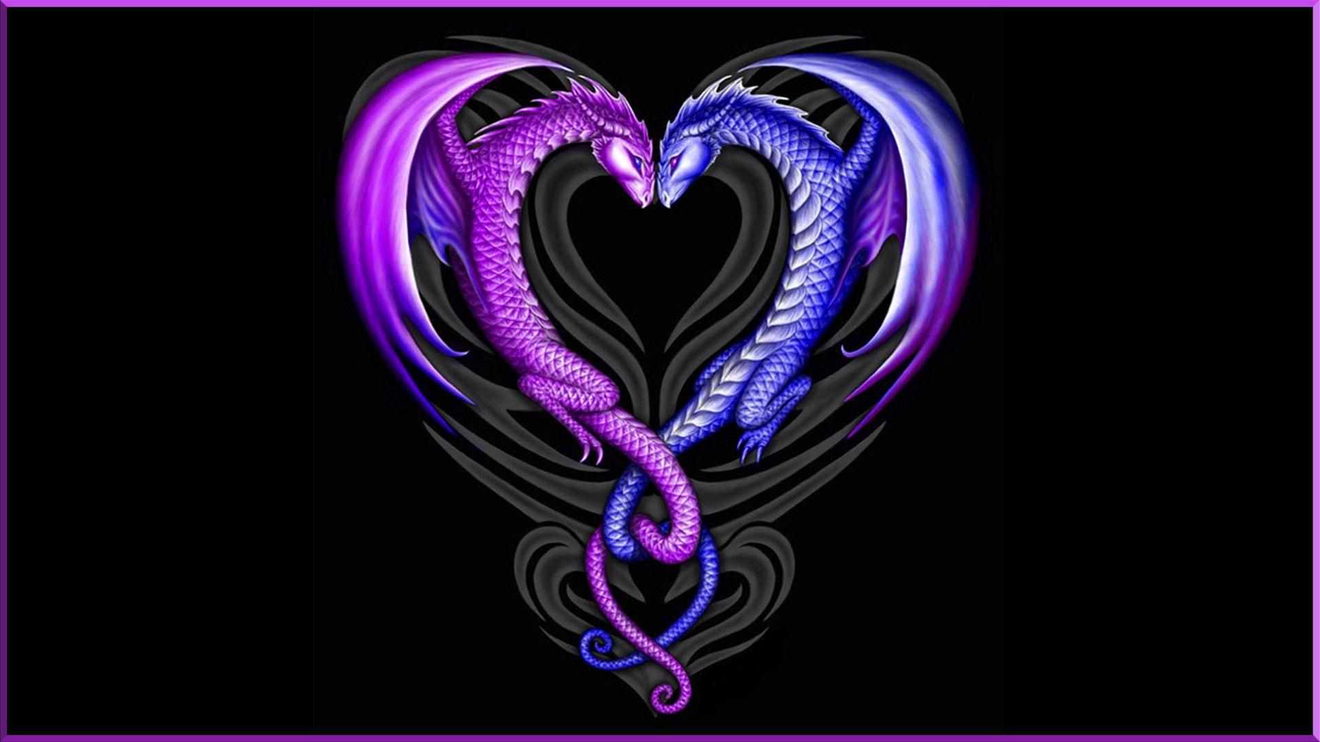 Purple Dragon Wallpaper background picture