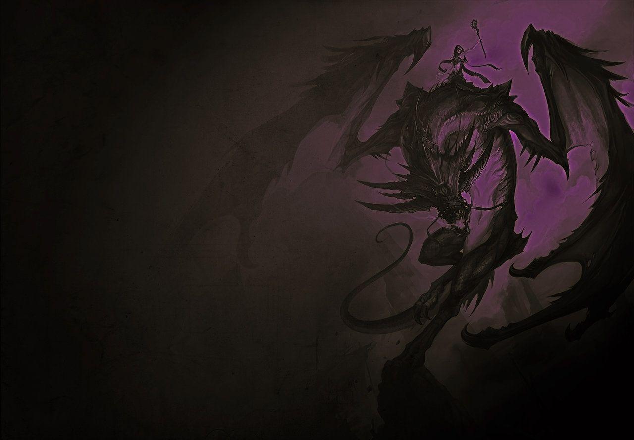 1280x889px Purple Dragon Wallpaper
