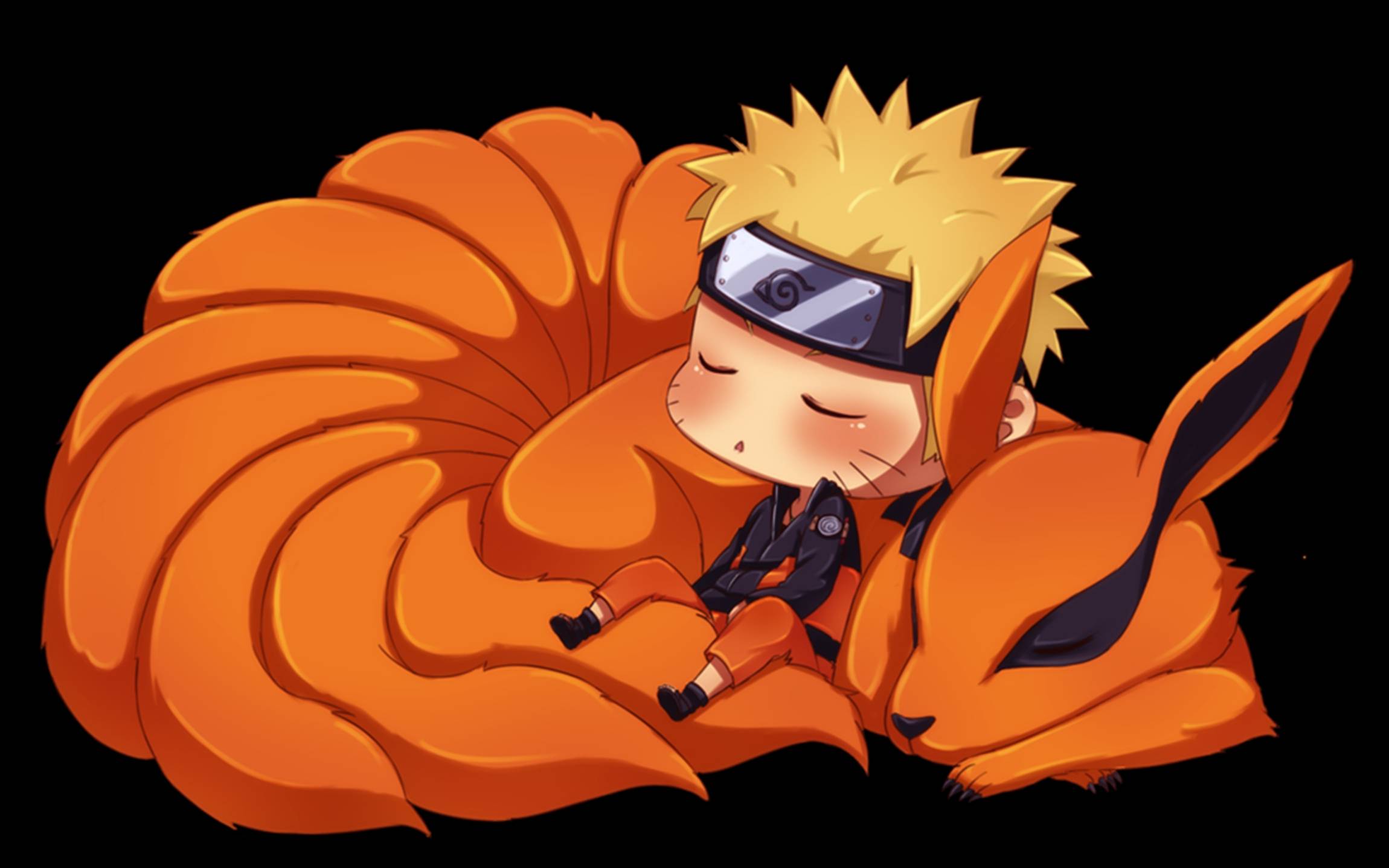 Naruto And Kyubi