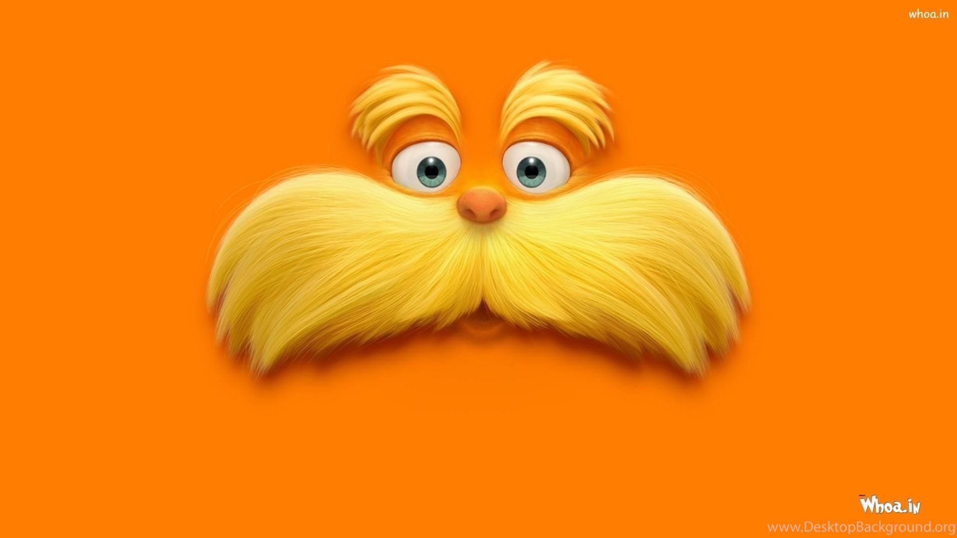 Funny face with big mustache HD wallpaper Desktop Background