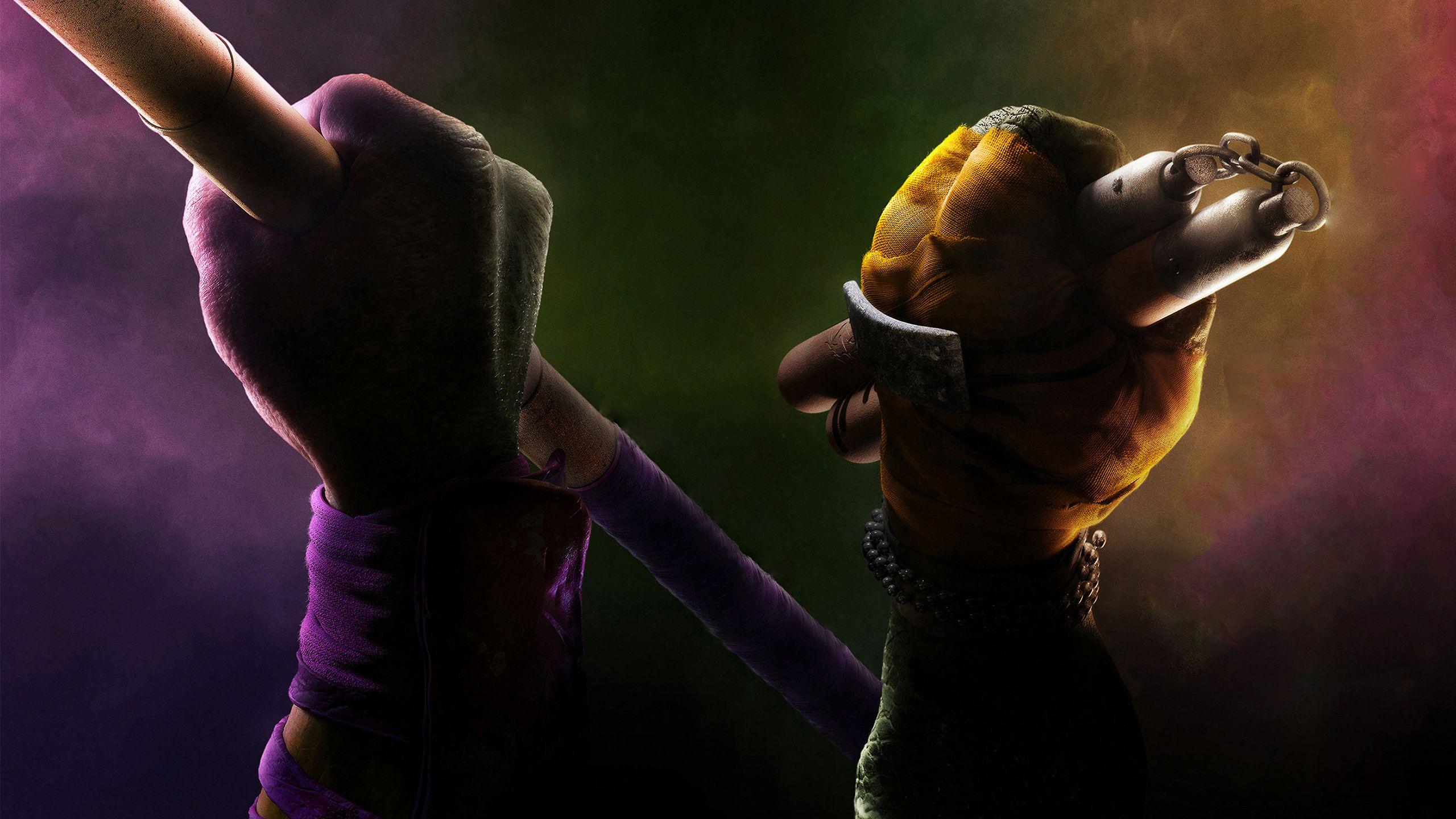 Donatello Michelangelo Ninja Turtles, HD Movies, 4k Wallpaper