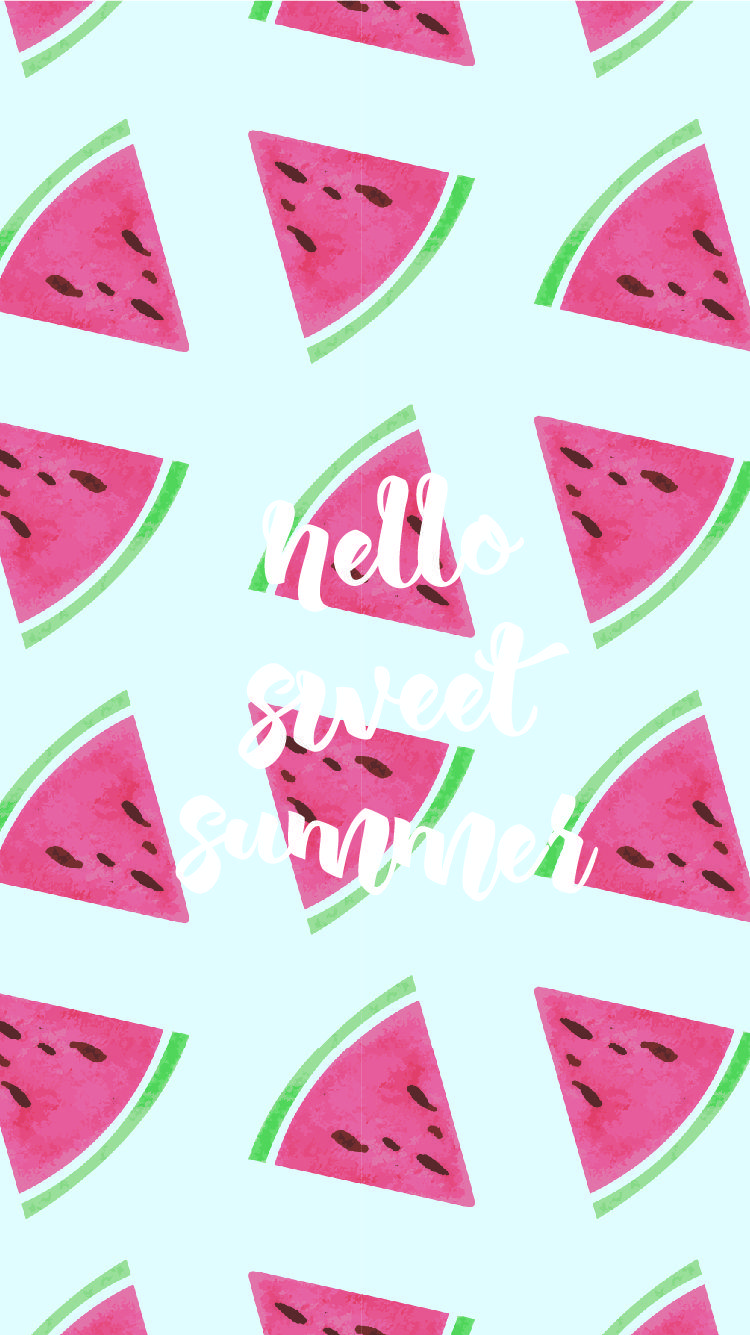 Blissful Screens: Summer Watermelons. A Sip of Bliss