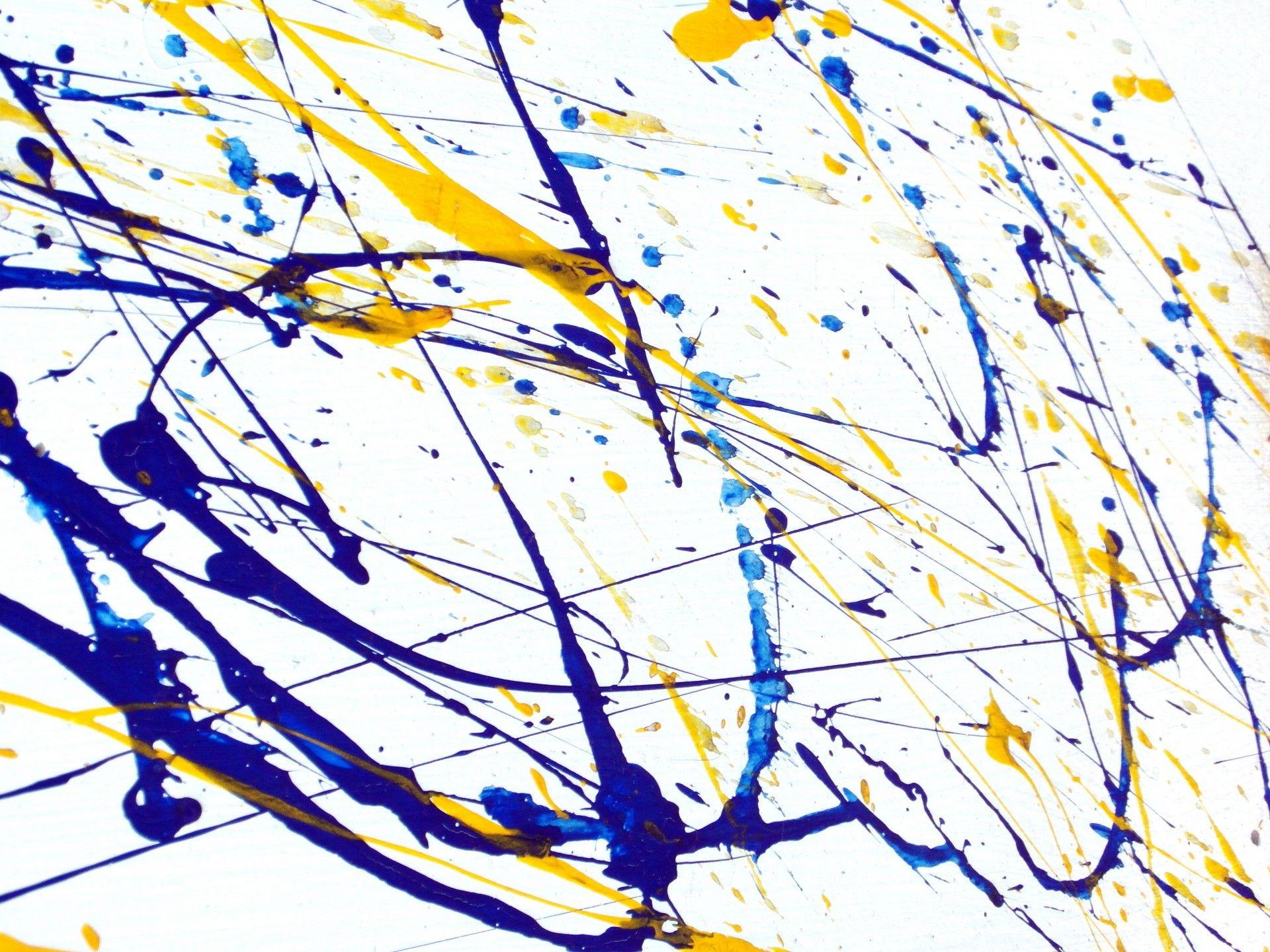 Free photo: Abstract Paint Splatter, Multi, Oil
