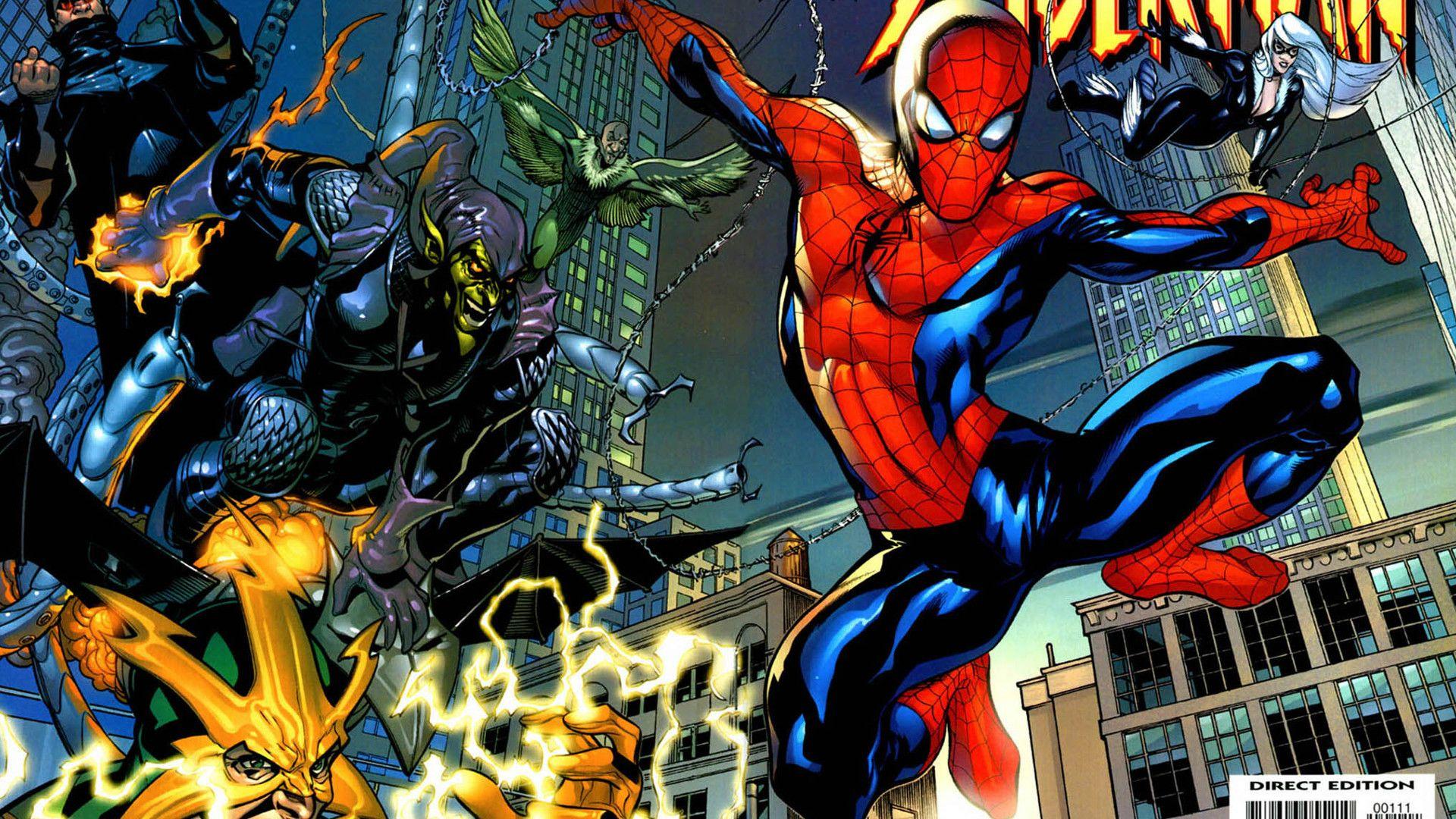 Spiderman Comic Picture As Wallpaper HD