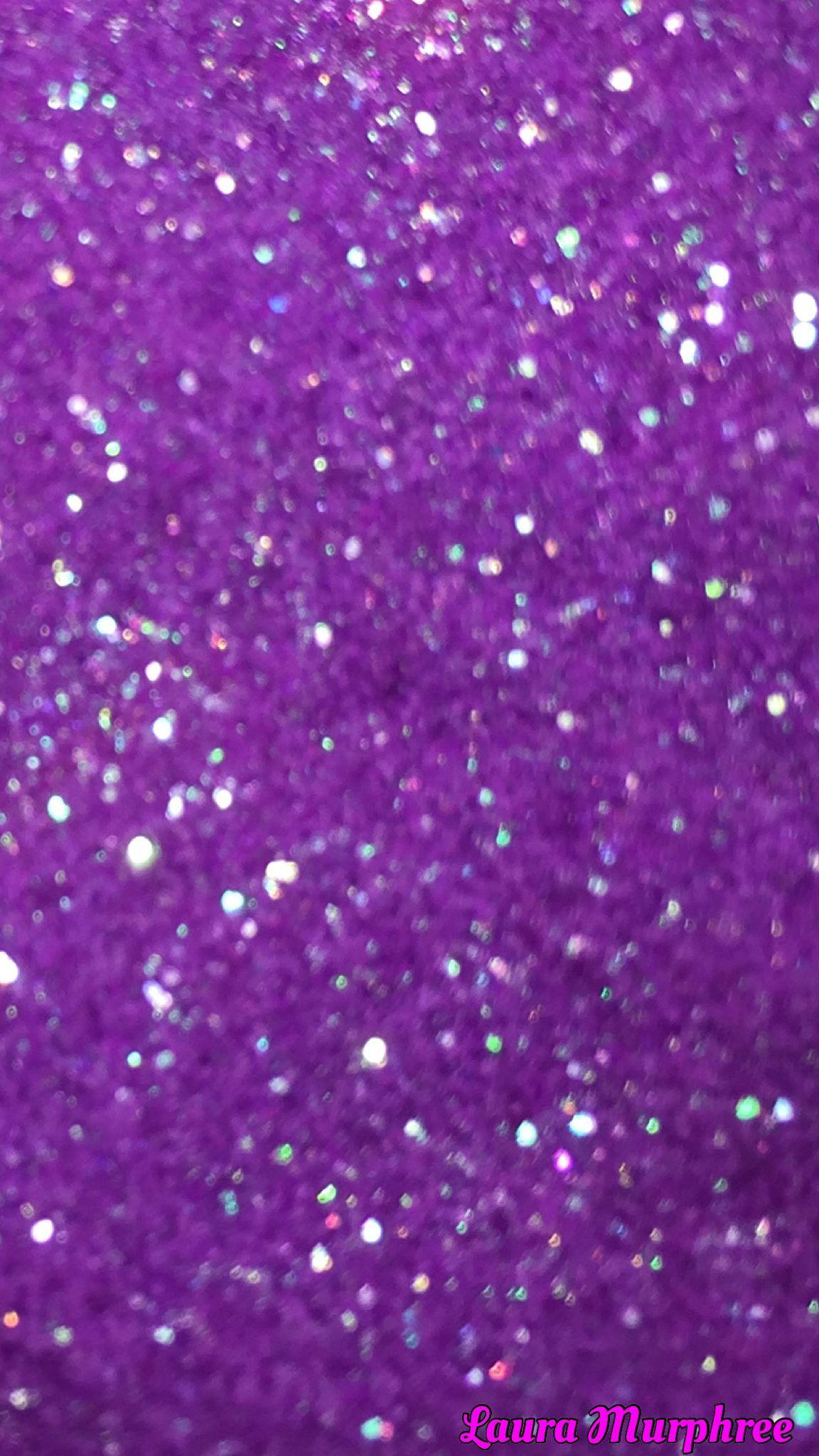 Purple glitter phone wallpaper sparkle background neon colorful