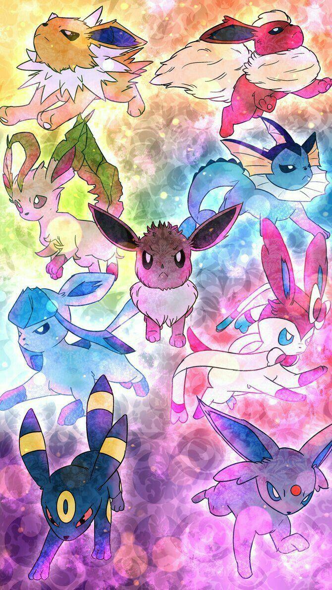 Eevee evolution X Eevee Reader - start by TheRavenGirl95 on DeviantArt