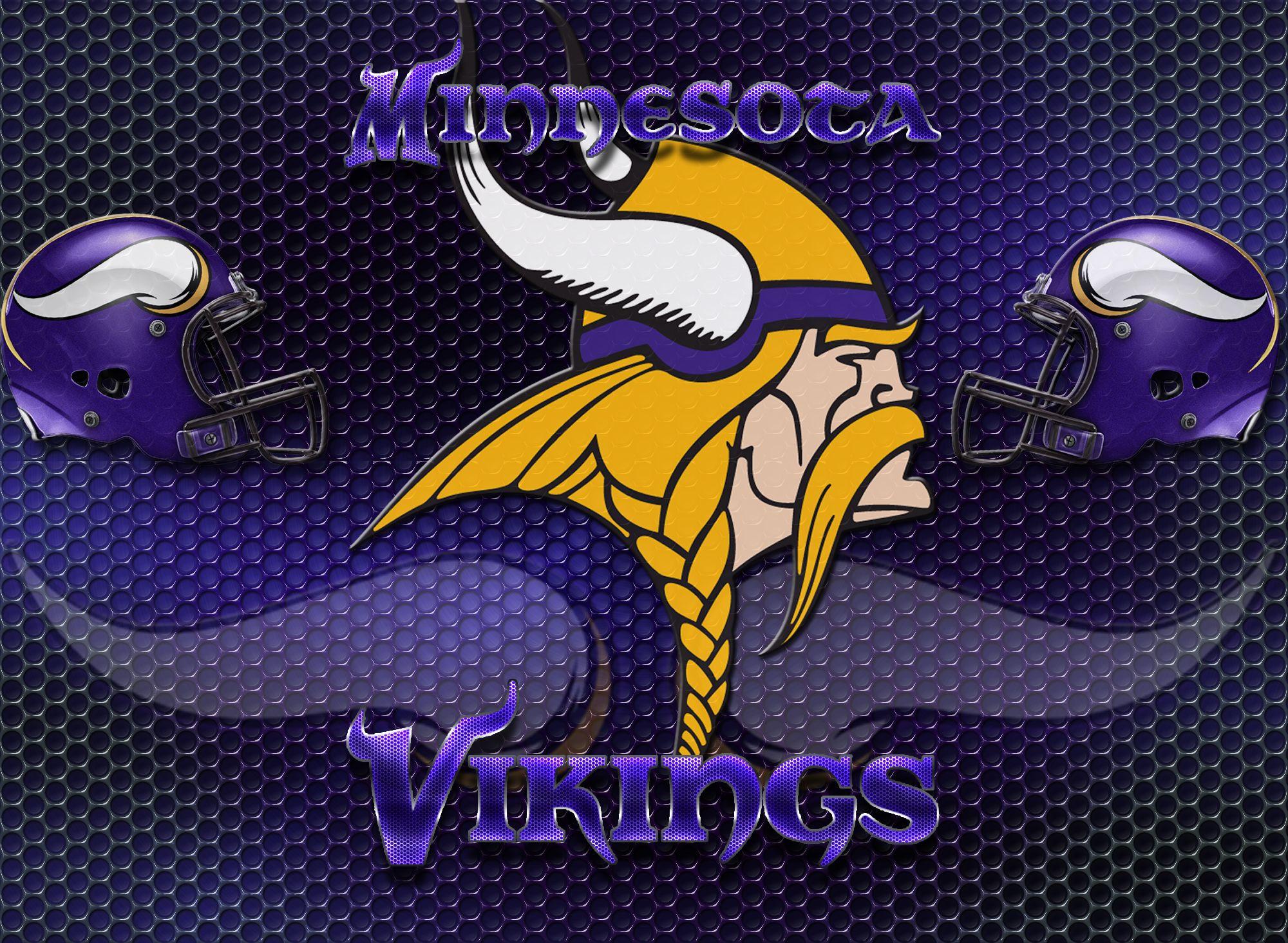 Wallpaper By Wicked Shadows: Minnesota Vikings Heavy Metal Wallpaper