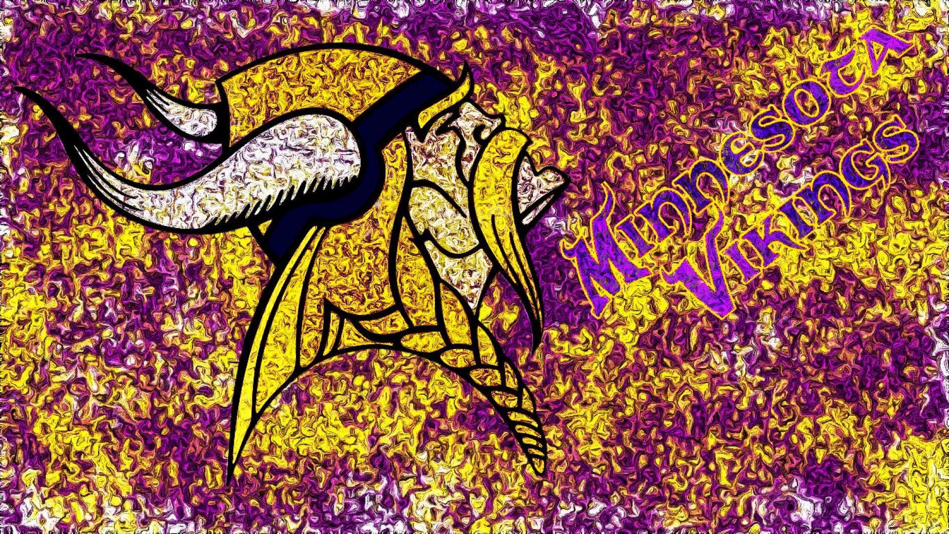 Phychedelic Minnesota Vikings Wallpaper