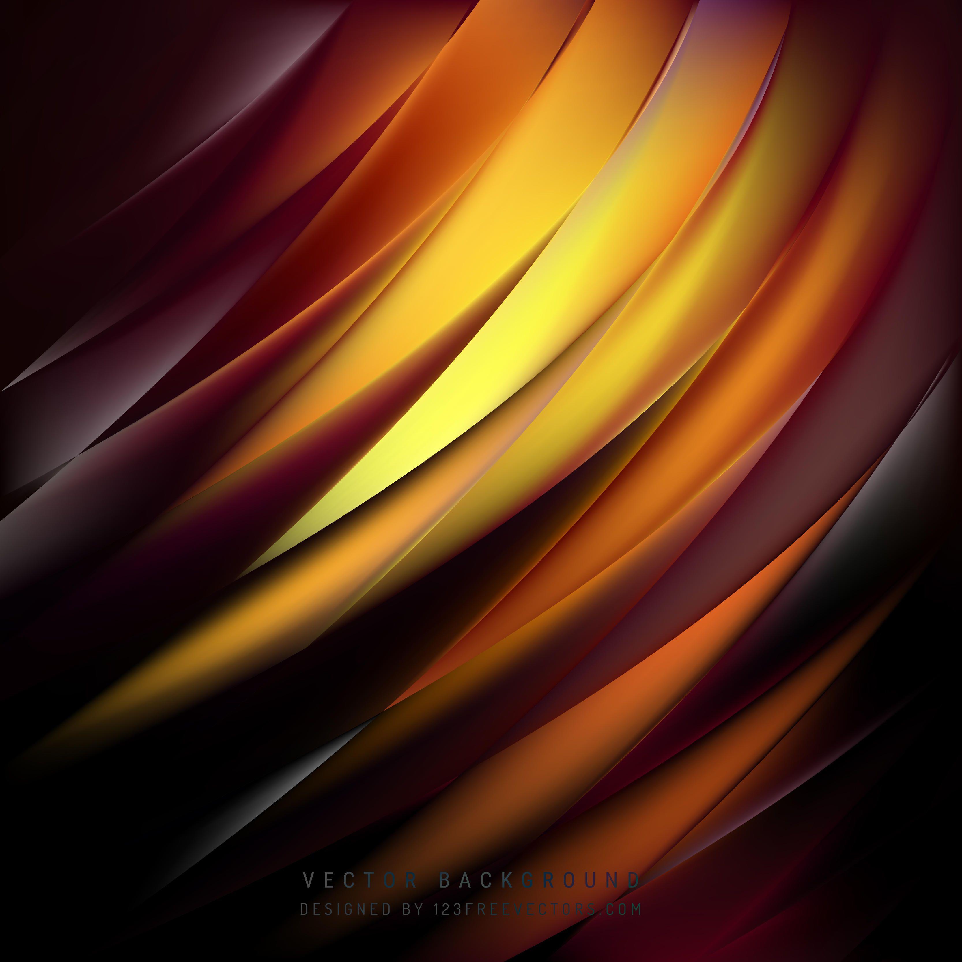 Abstract Black Orange Fire Background Freevectors