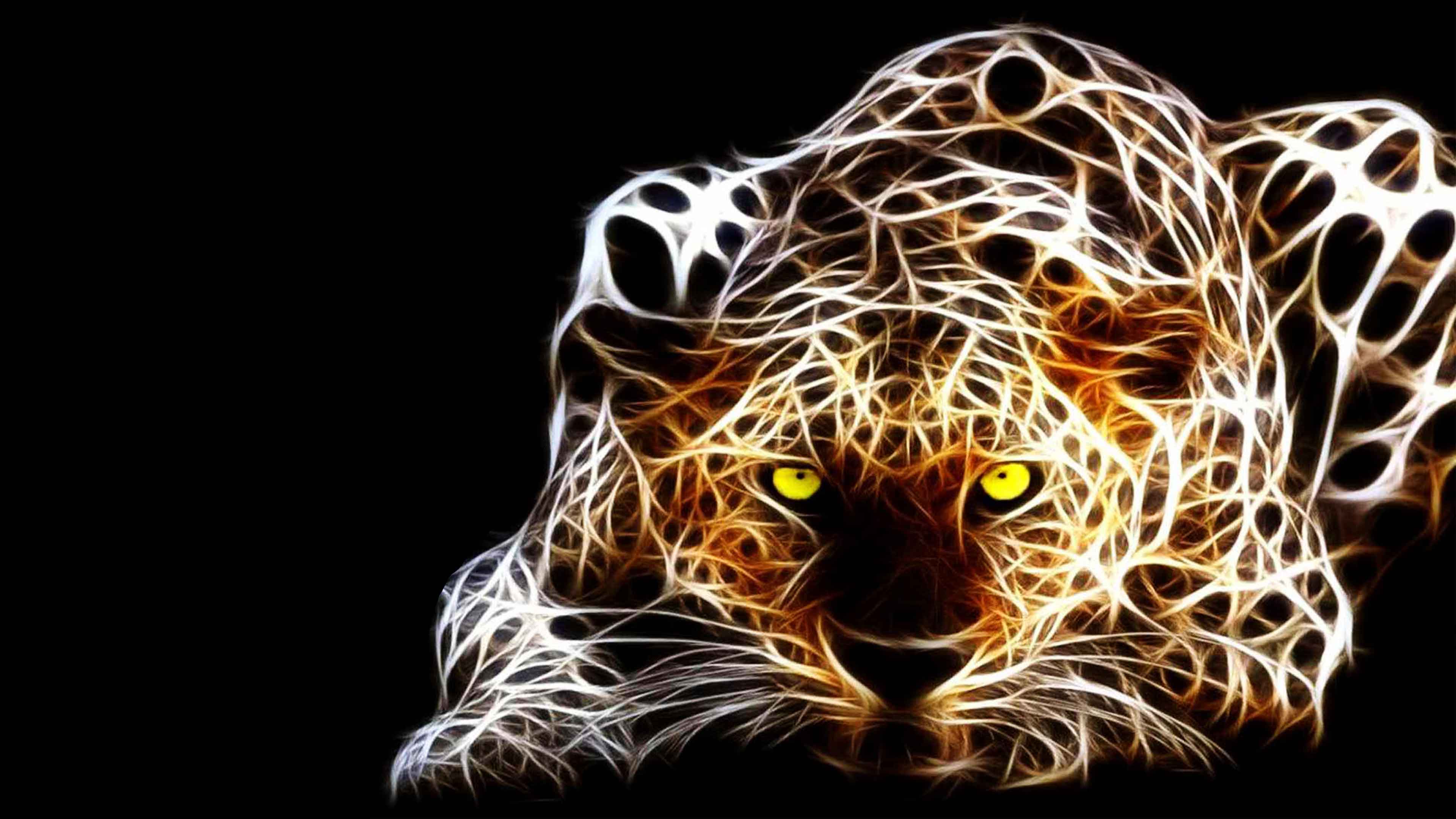 3D Animated Tiger Wallpaper