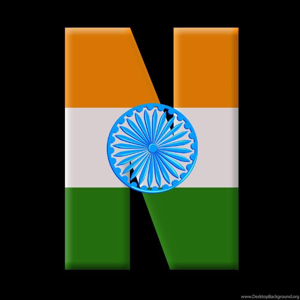 Indian Flag Alphabet Letter Wallpaper Pics Download Desktop Background
