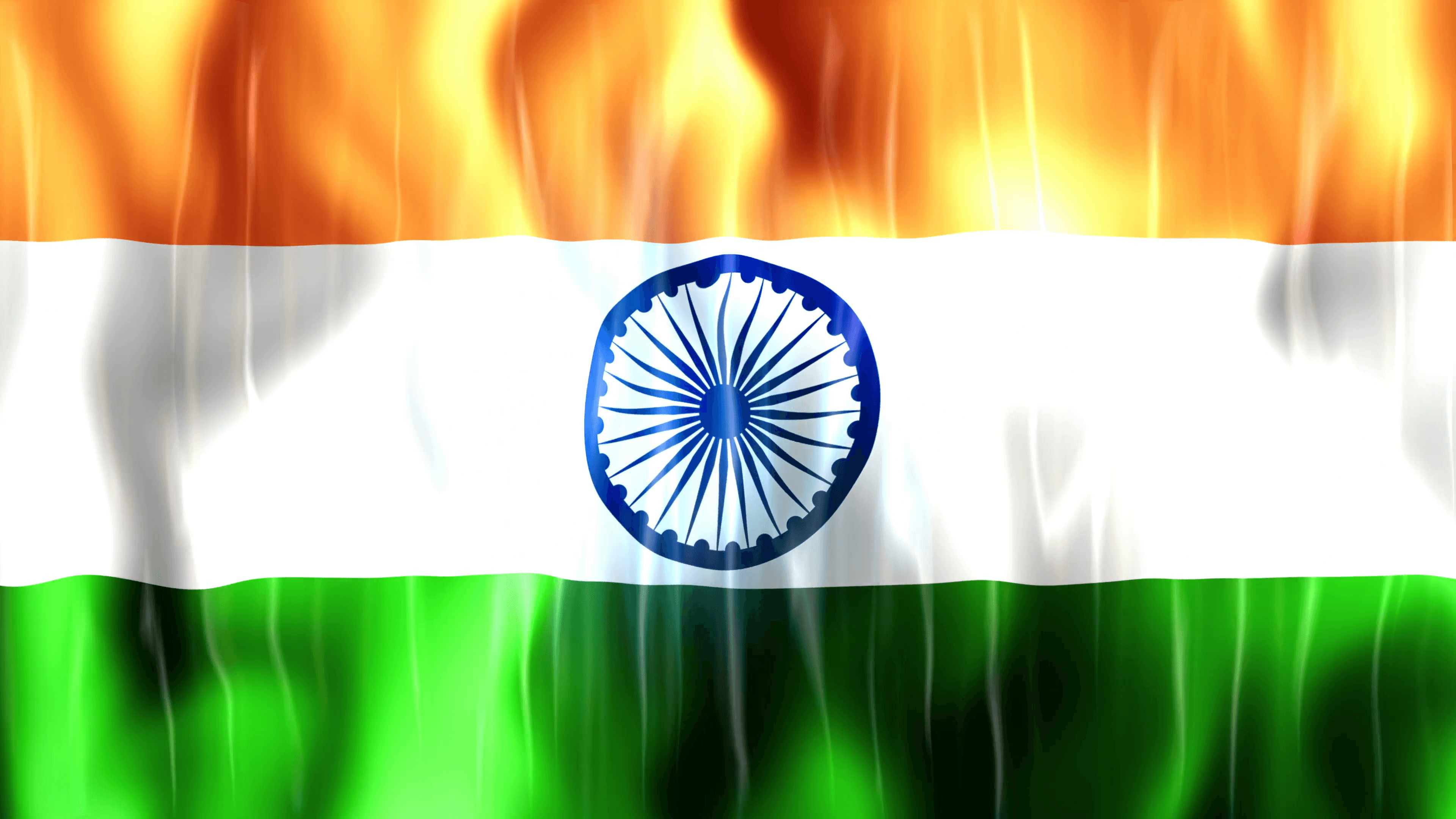 India Flag Background Motion Background