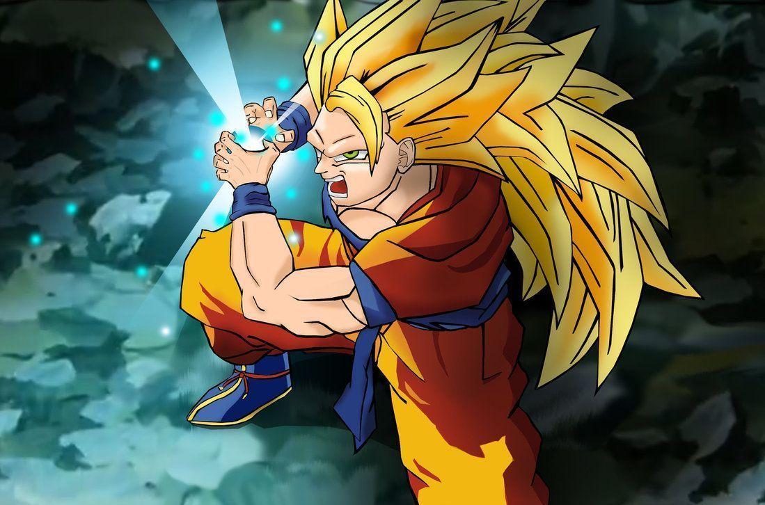 image For > Super Saiyan Goku Kamehameha Wallpaper. Goku