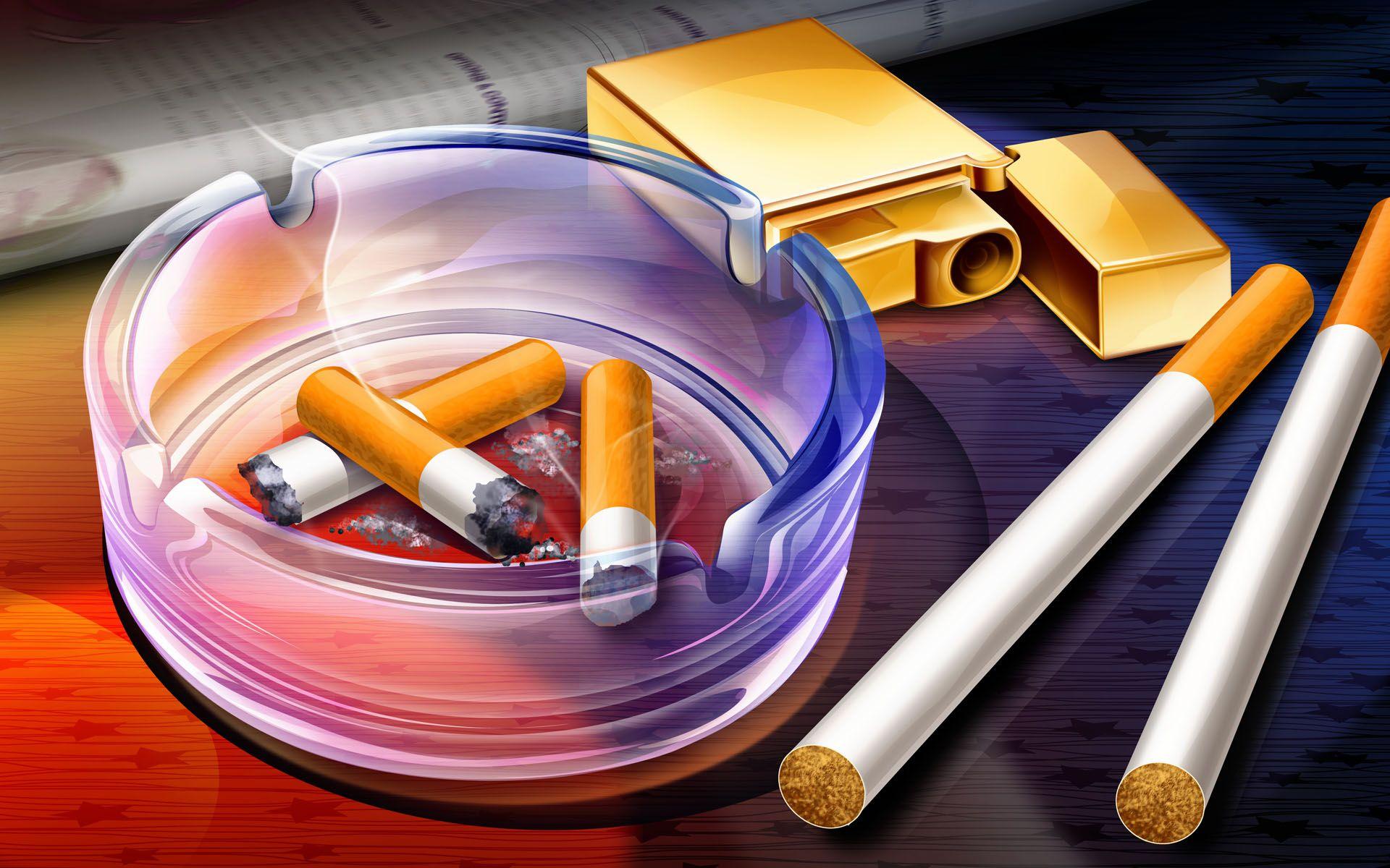Stop smoking, cigarette Free PPT Background for your PowerPoint
