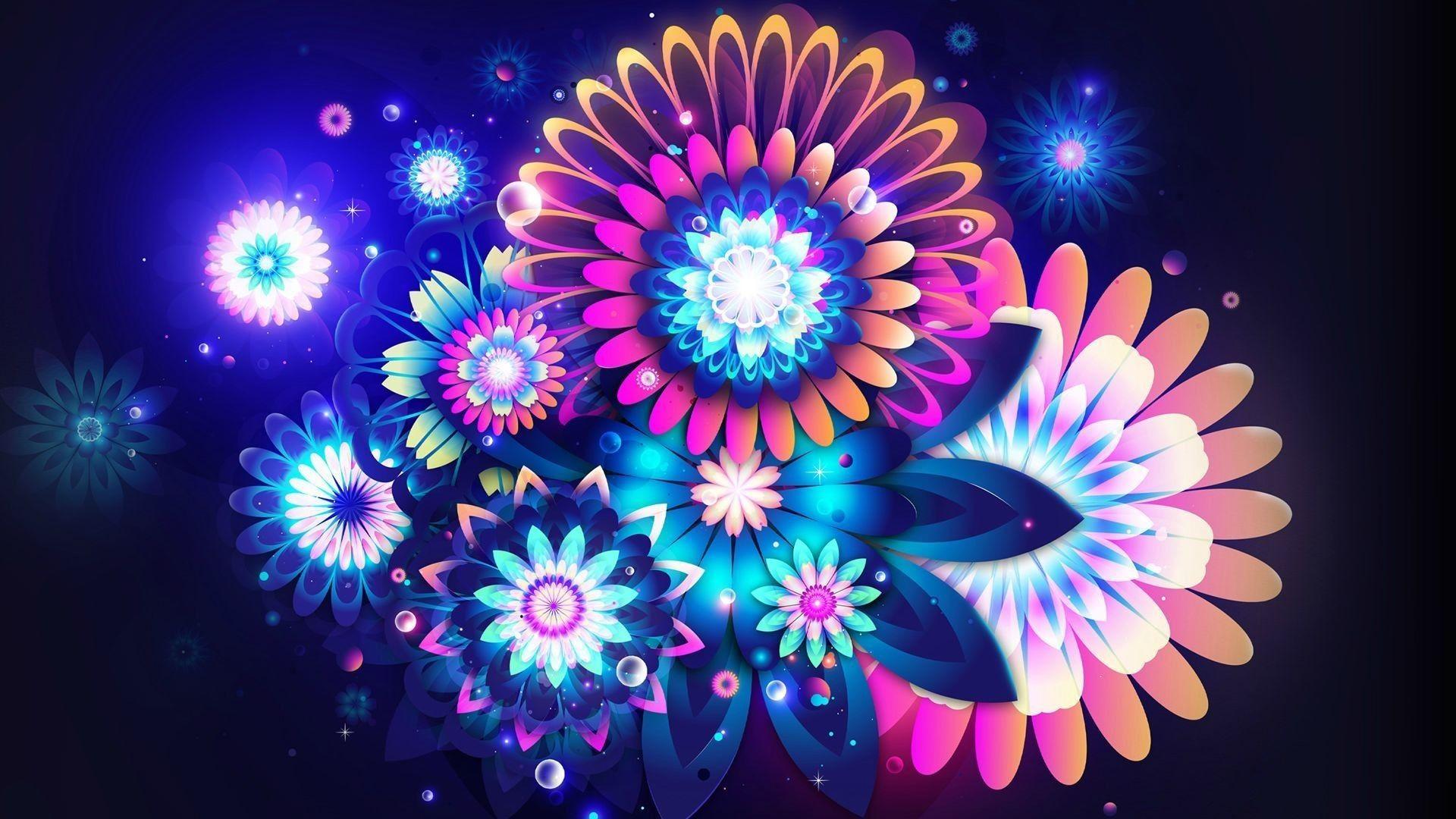 Neon Colored Wallpaper background picture