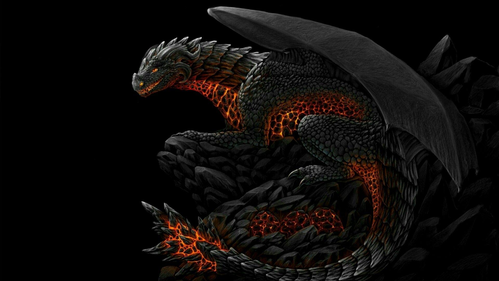 Black Stone Dragon Wallpaper. Wallpaper Studio 10