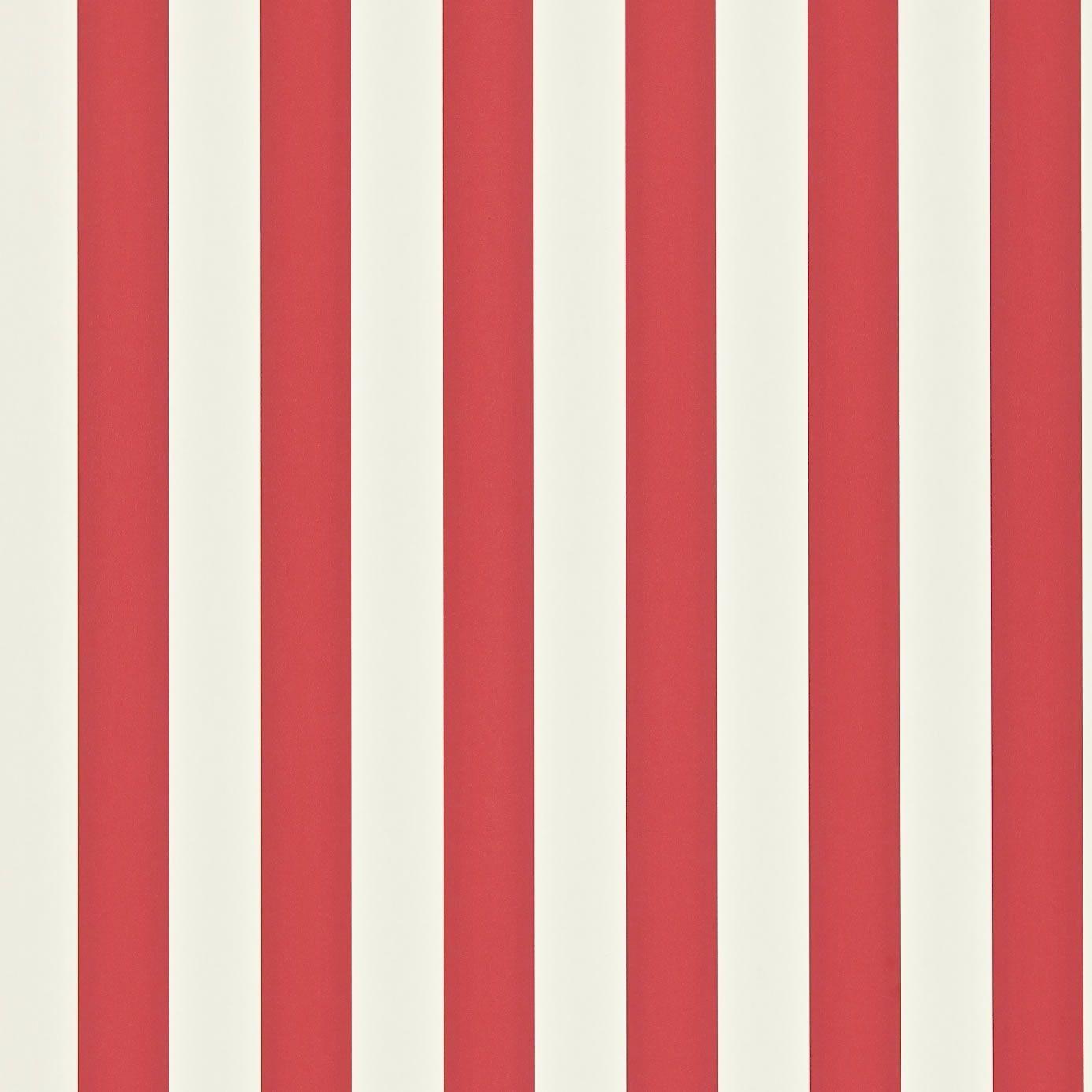 Red striped wallpaper