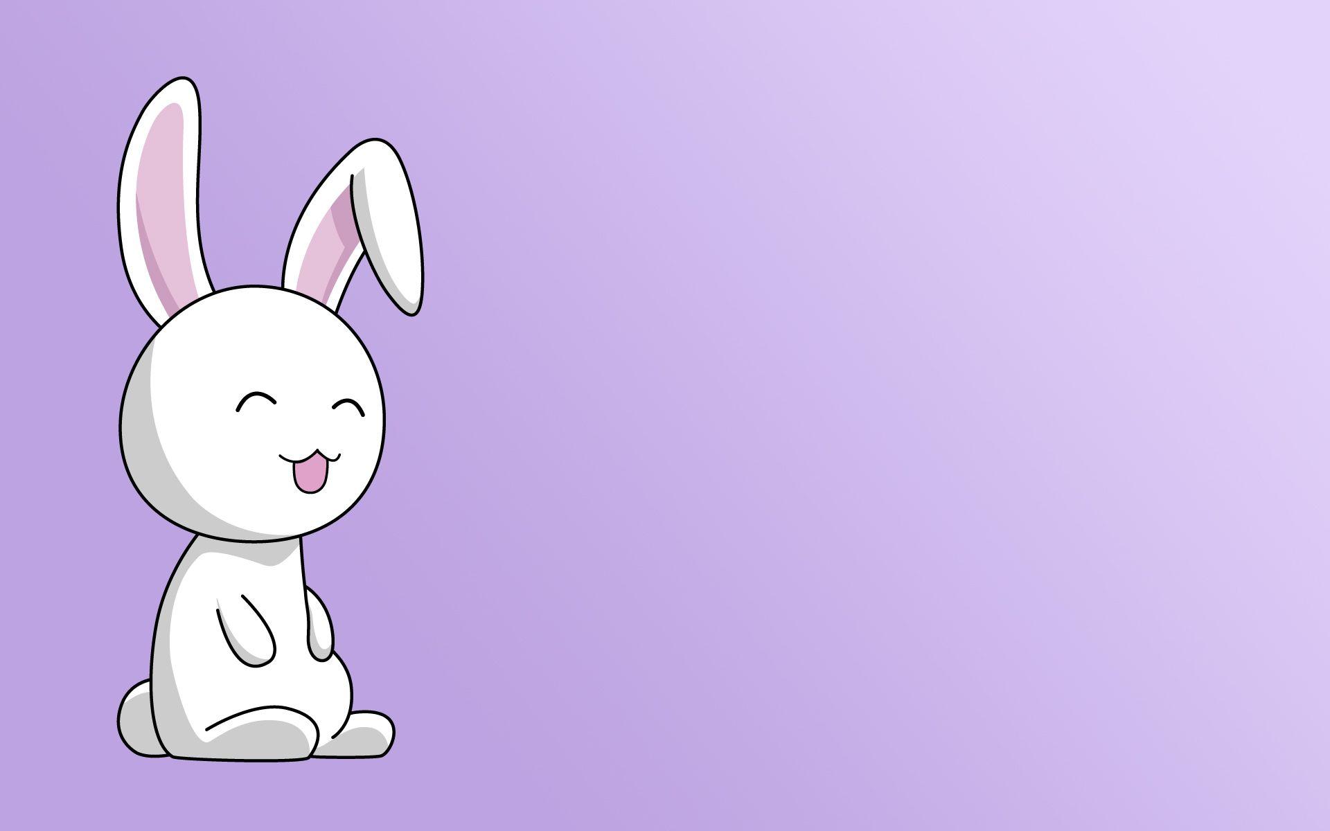 purple bunny background. Bunny