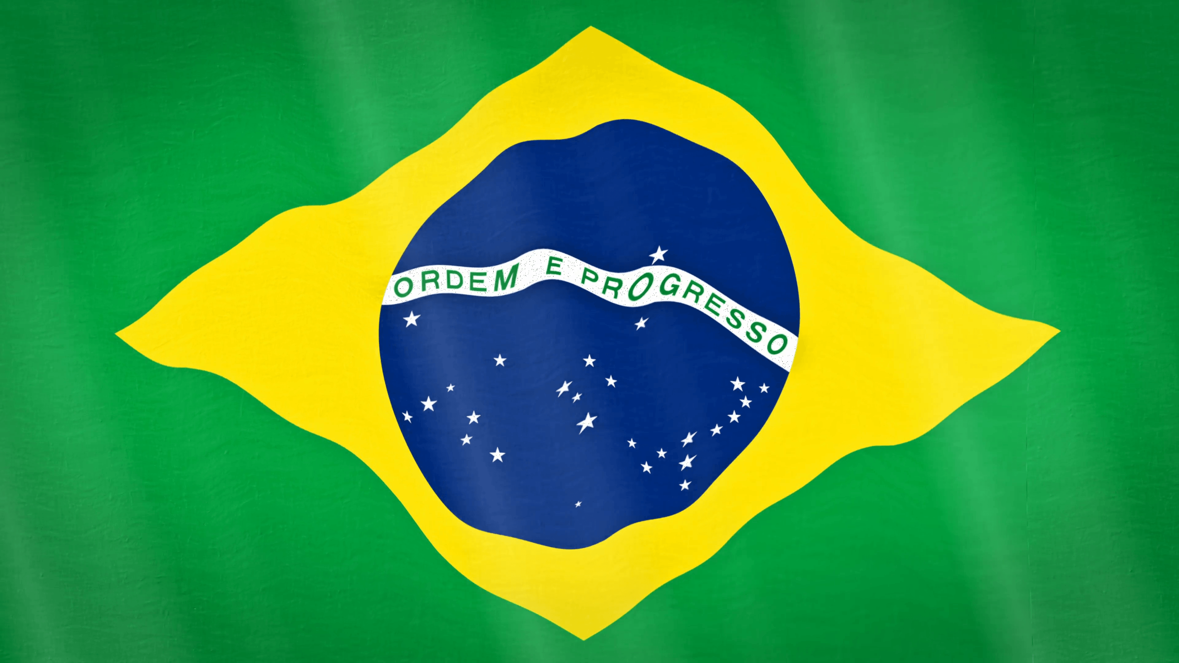 Brazilian Flag Motion Background Loop Ready Motion Background