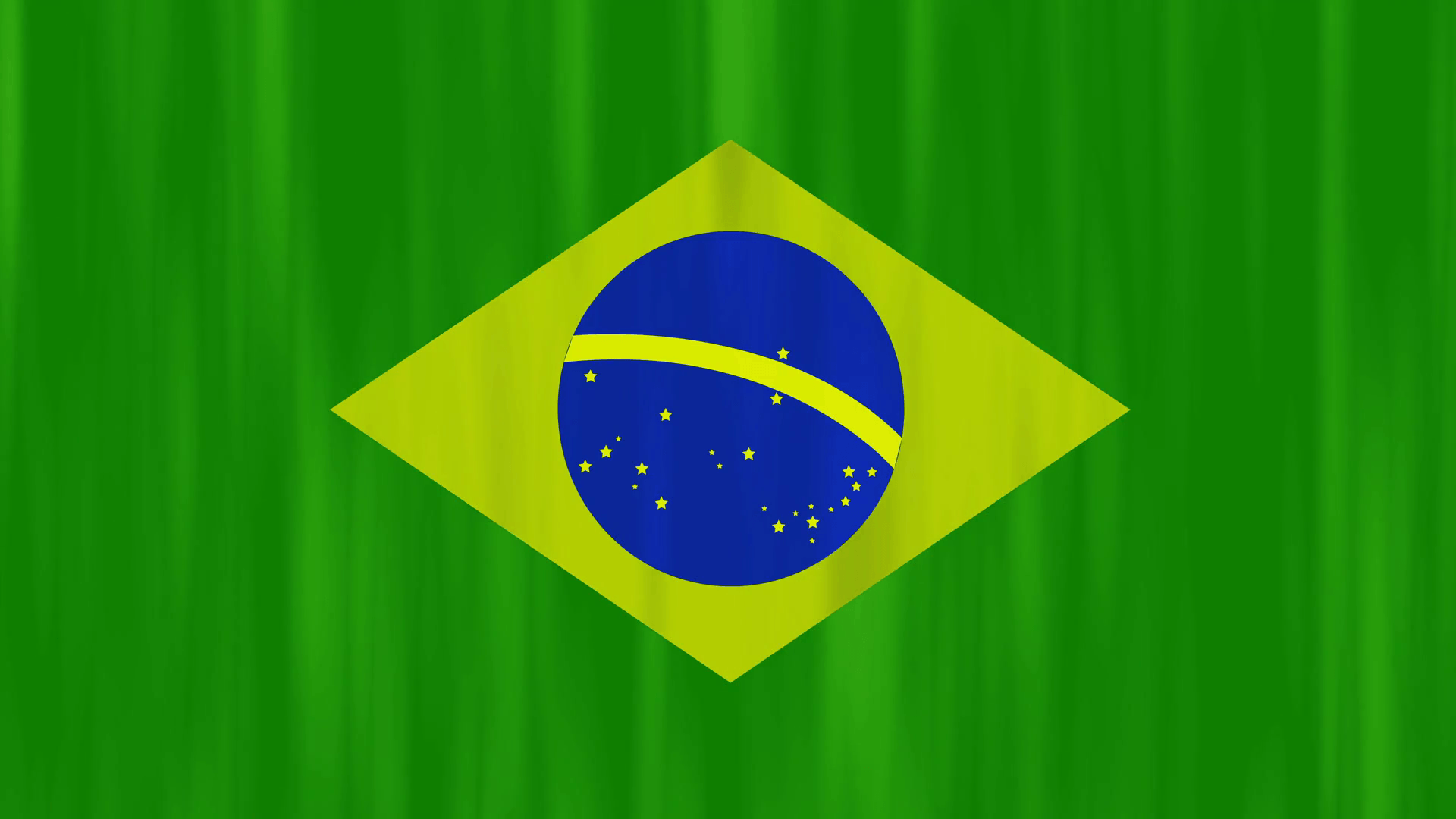 brazil flag fabric background, UHD 4k 3840x2160. Motion Background