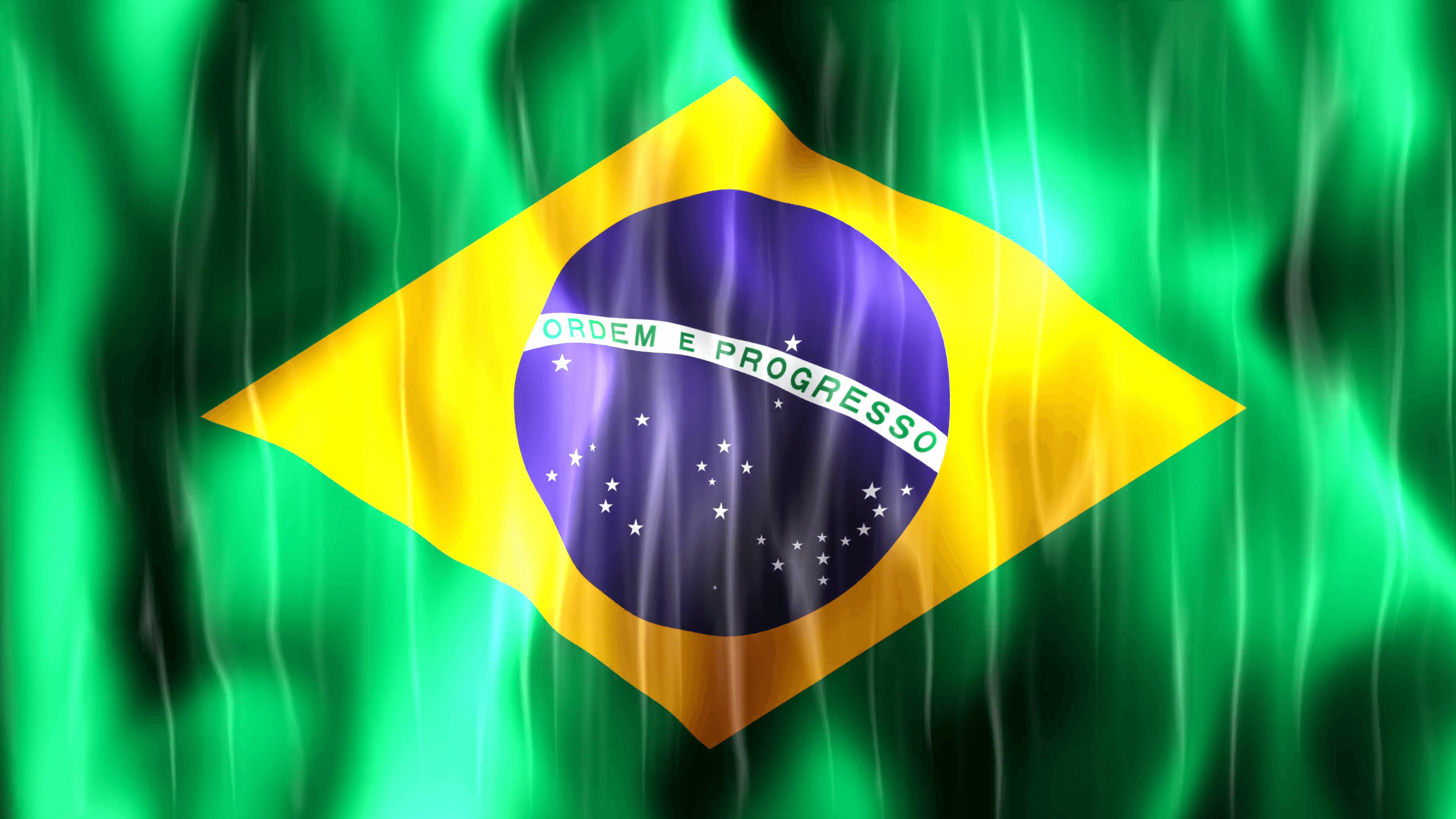Brazil Flag Background Motion Background