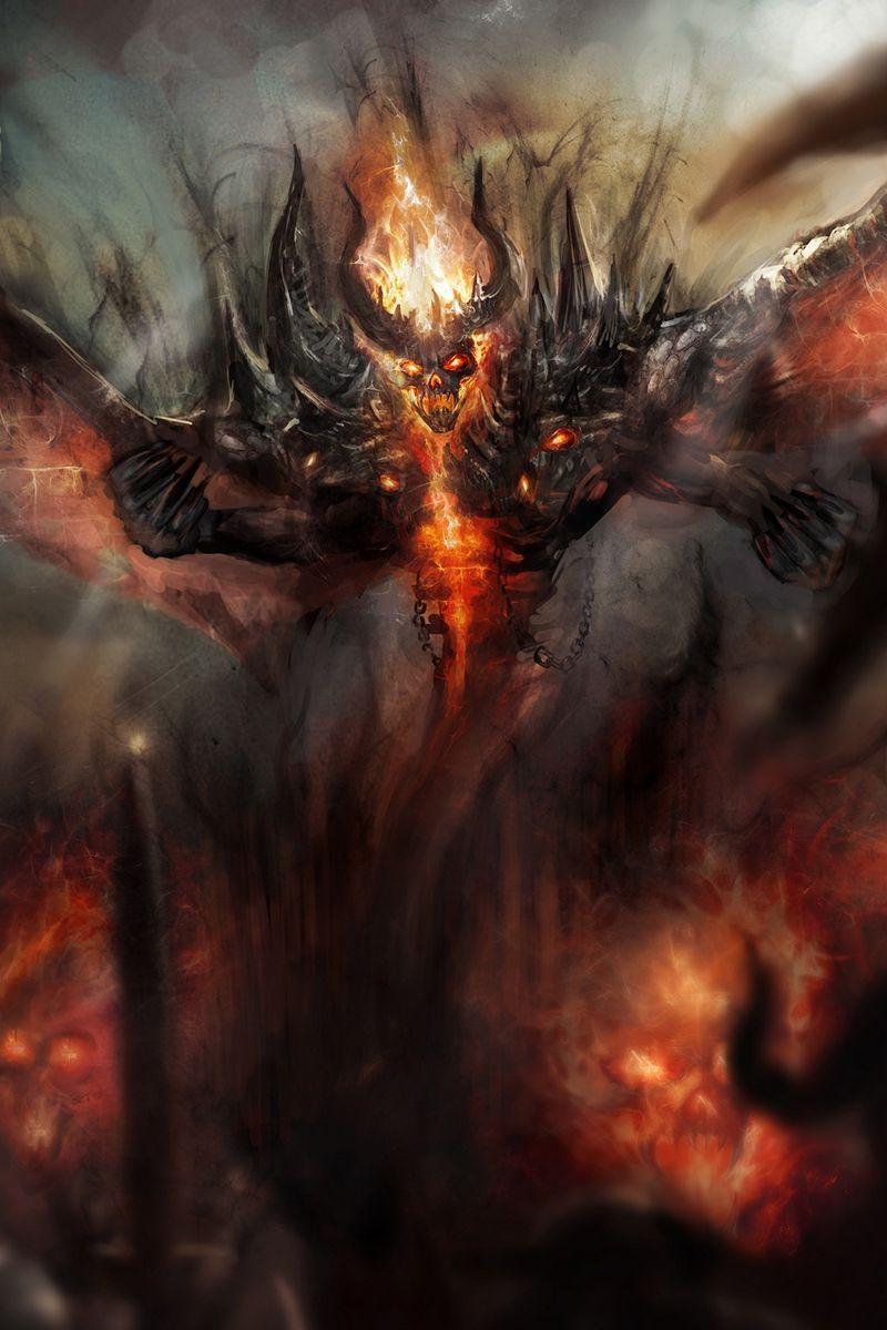 Download Wallpaper 800x1200 Dota 2, Art, Nevermore Iphone 4s 4