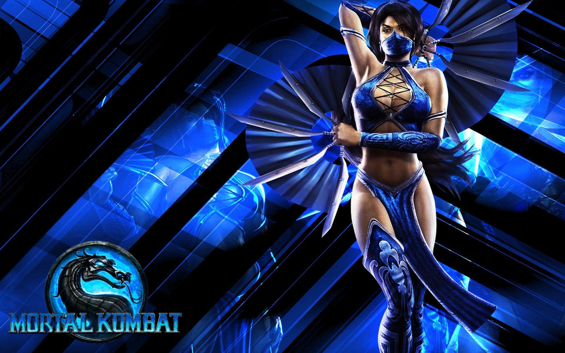 Mortal Kombat, Kitana, Mortal Kombat logo wallpaper