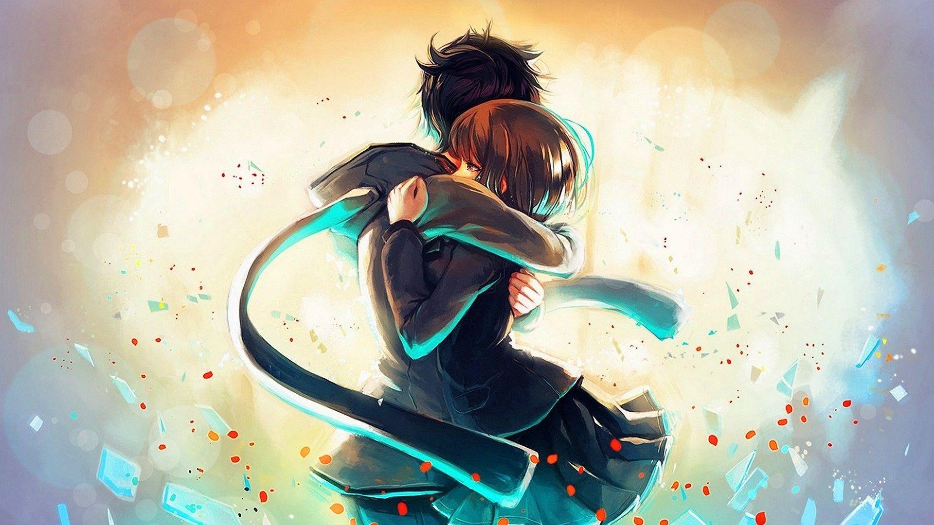 Love Hug Wallpaper