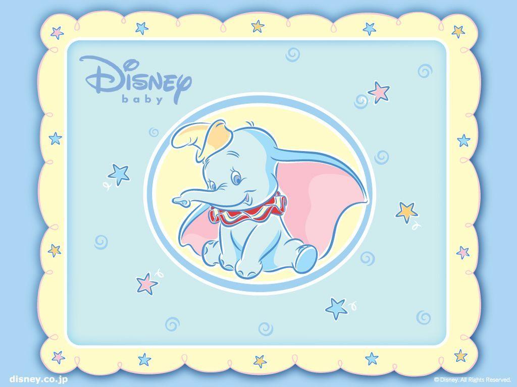Disney Wallpaper: Baby Dumbo Wallpaper. Disney wallpaper, Baby dumbo, Disney illustration