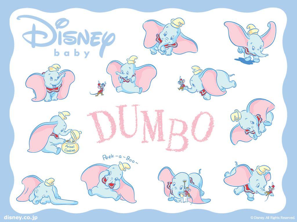 Baby Dumbo Wallpaper Disney 6348819 1024 768