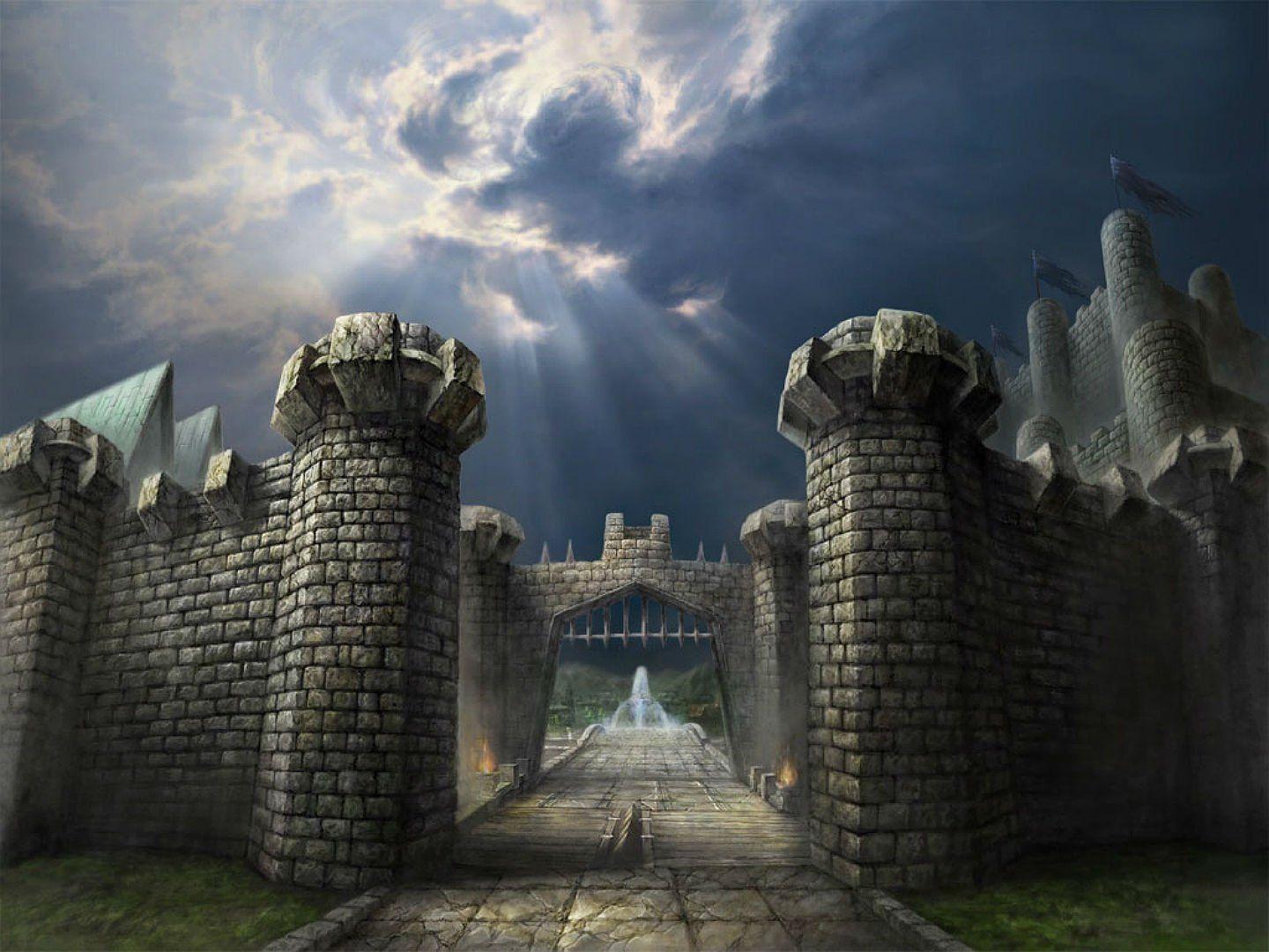 Medieval castle background 8 Background Check All