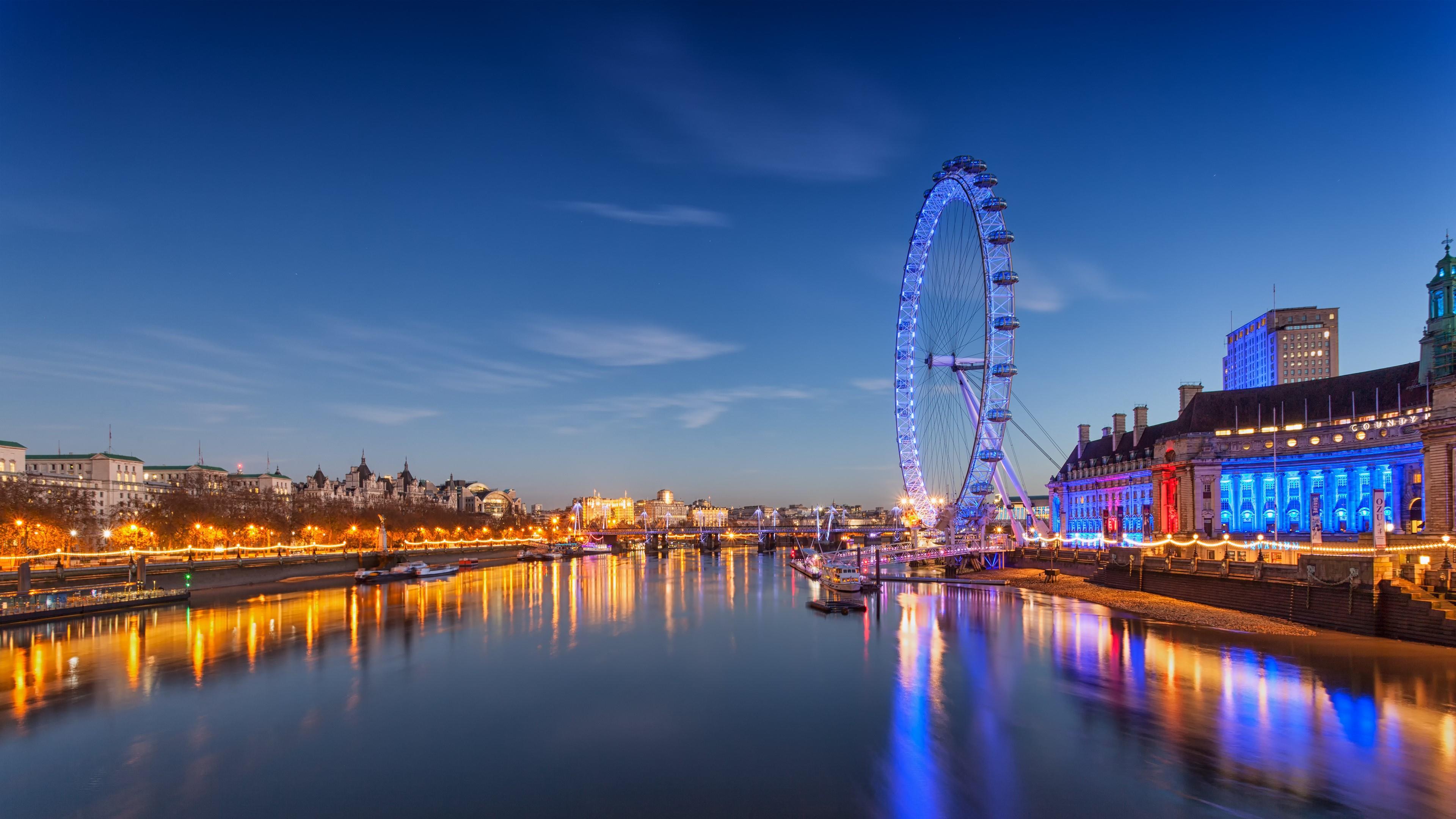 London Eye And The Thames Wallpaper. Wallpaper Studio 10