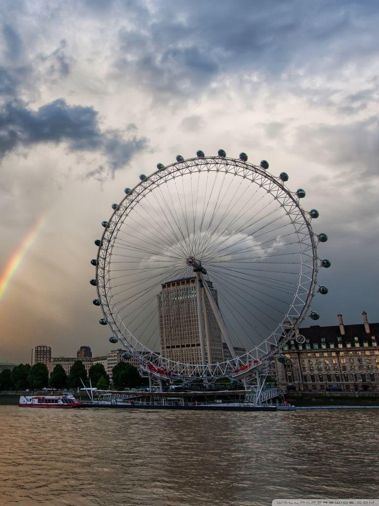 London Eye And Rainbows ❤ 4K HD Desktop Wallpaper for 4K Ultra HD