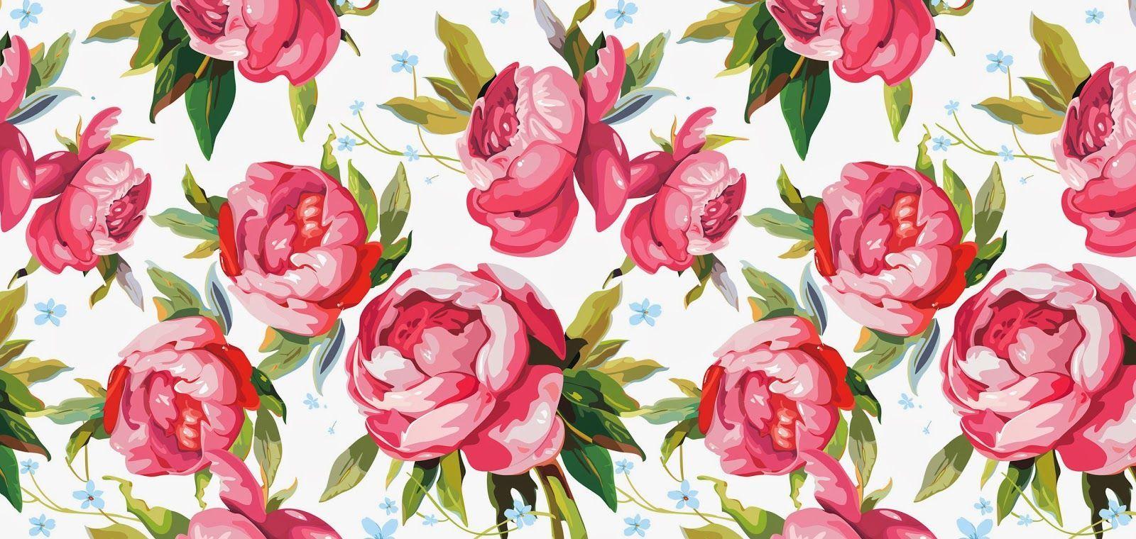 Peonies Wallpaper could anything be more cheerful!. Etta's room
